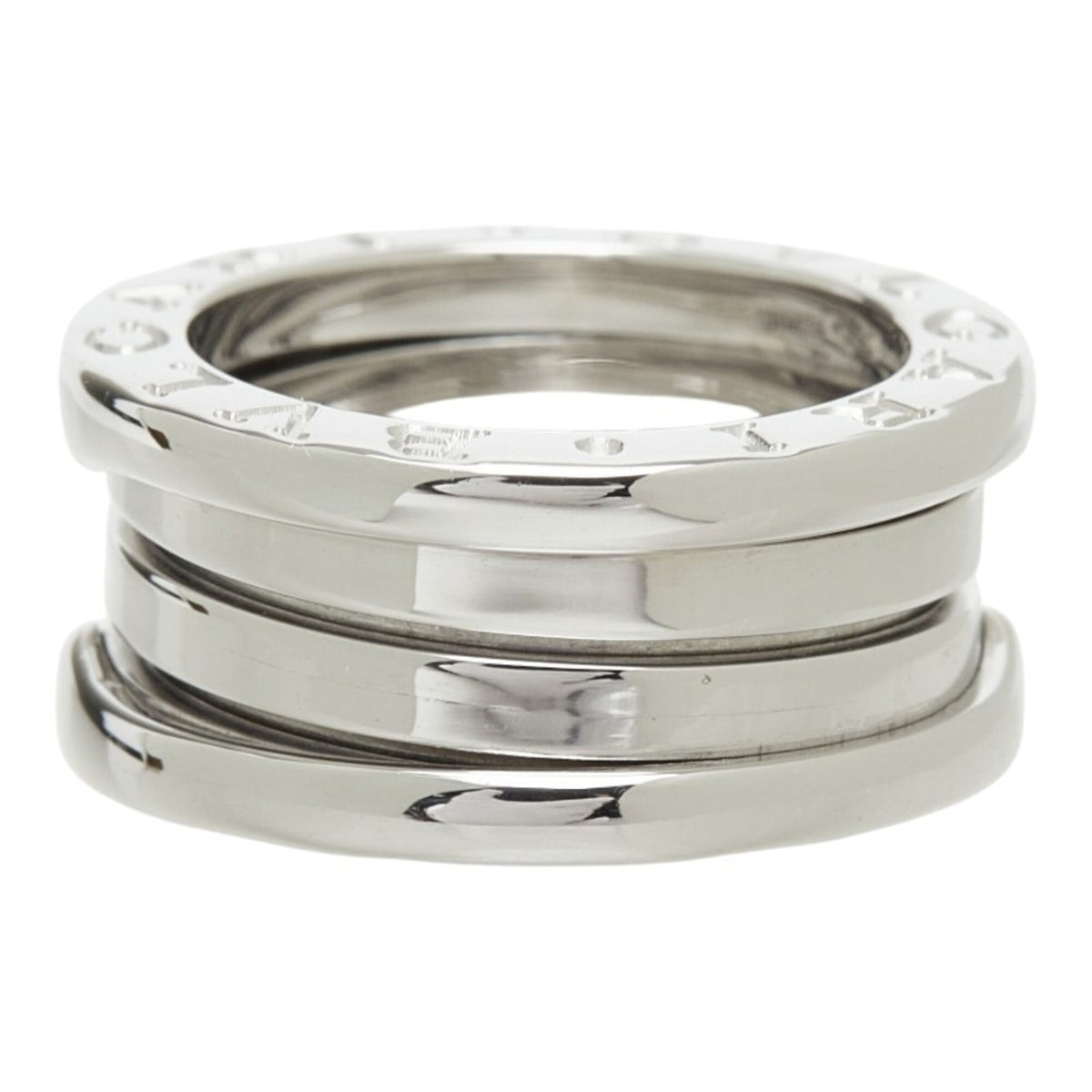 Bvlgari White Gold White Gold (18K) Band Ring (Pre-Owned)