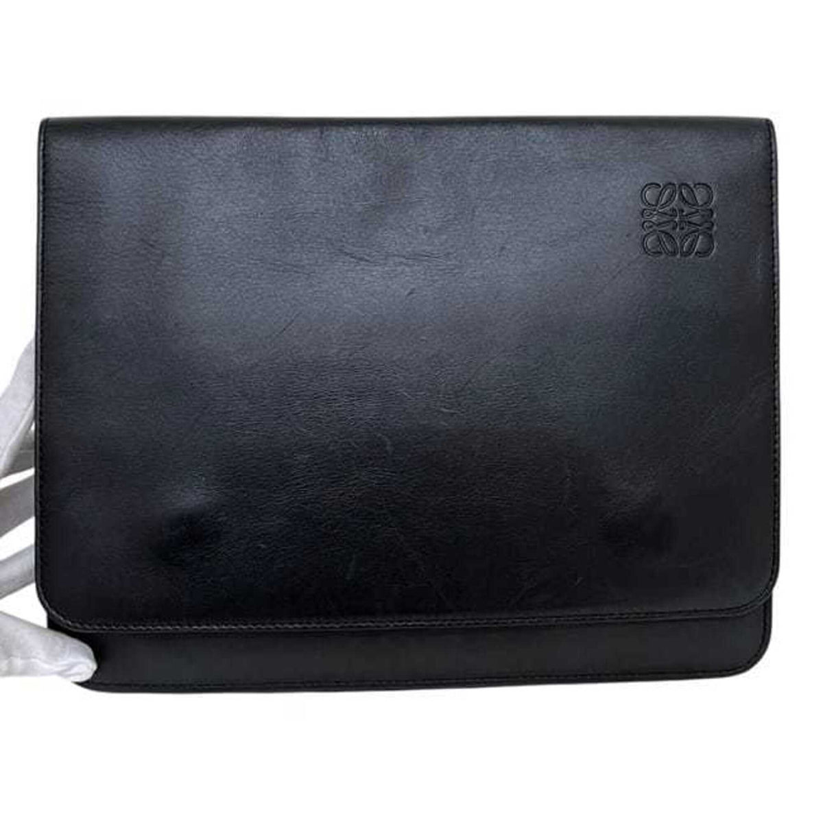 Loewe Black Leather Shoulder Bag (Pre-Owned)