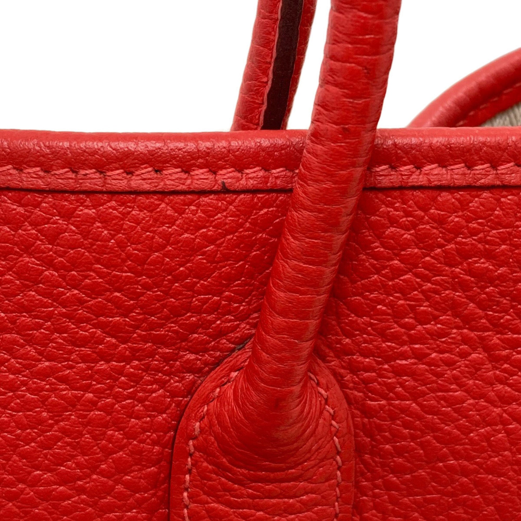 Hermes Garden Pink Negonda Leather Handbag (Pre-Owned)