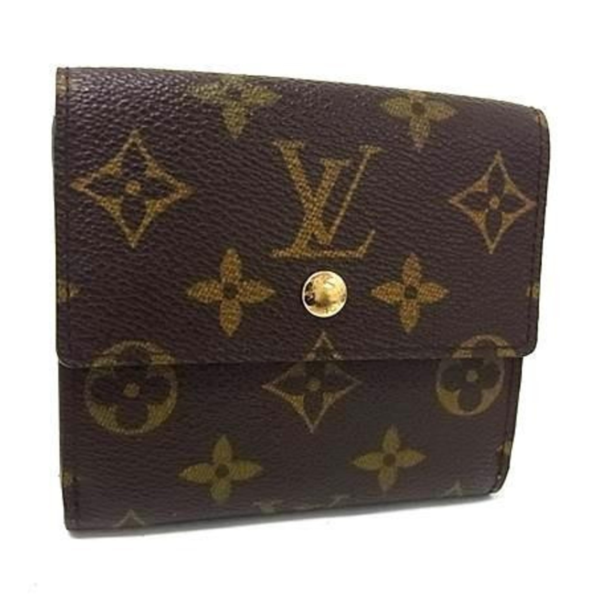 Louis Vuitton Monogram Brown Monogram Wallet (Tri-Fold) (Pre-Owned)