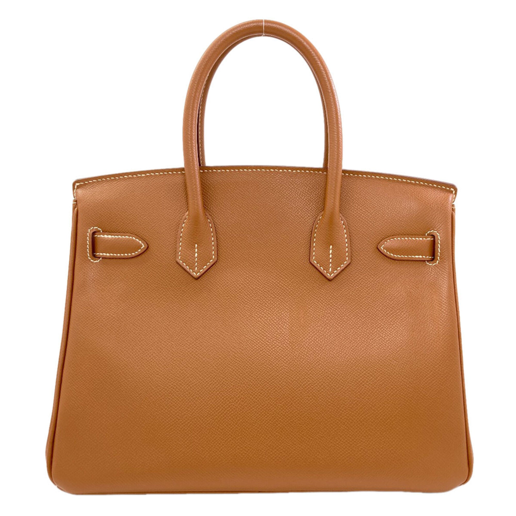 Hermes Gold Epsom Leather Handbag (Pre-Owned)