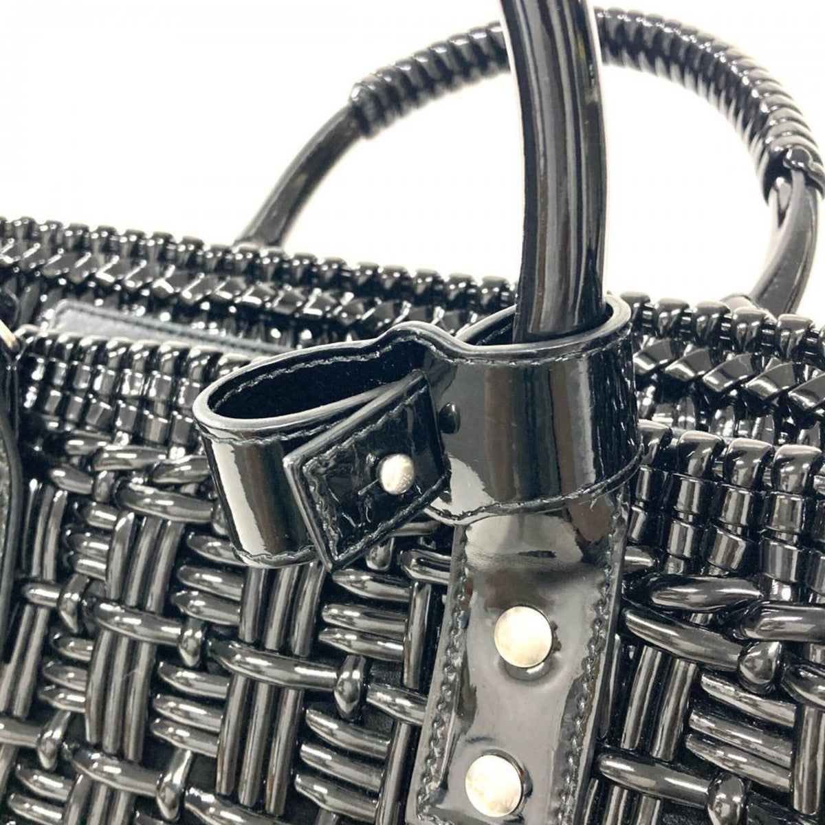 Balenciaga Black Basket Tote Bag (Pre-Owned)