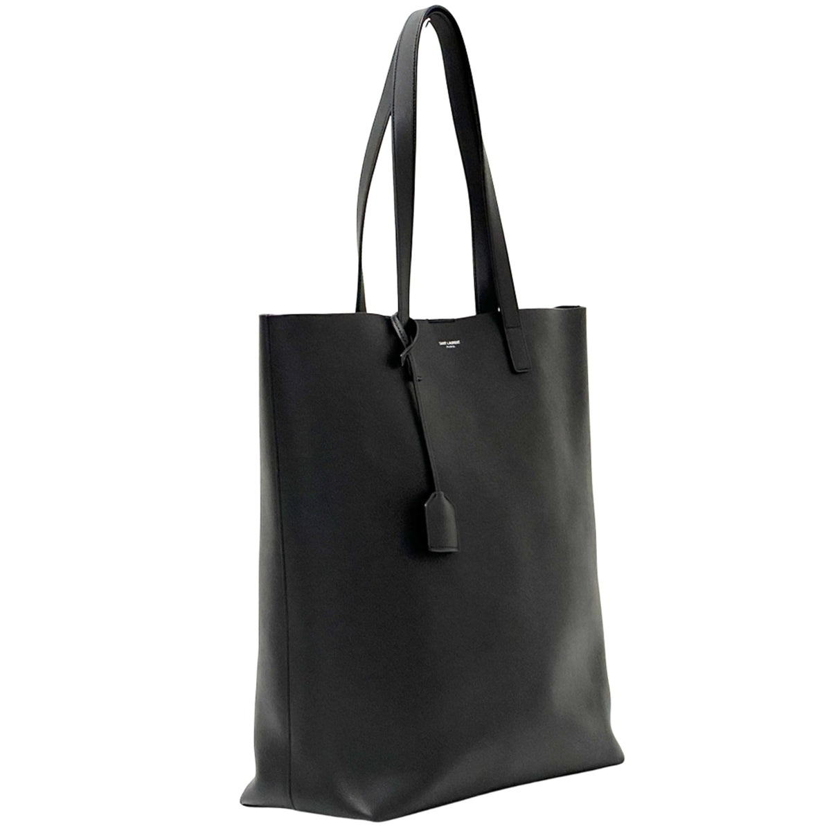Saint Laurent Black Leather Tote Bag (Pre-Owned)
