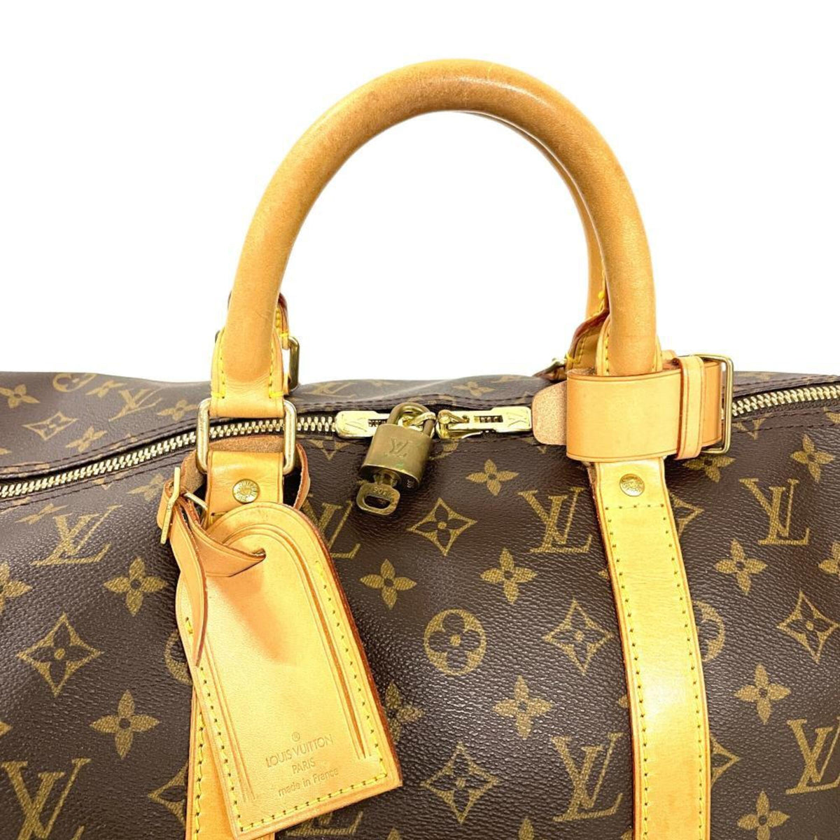 Louis Vuitton Brown Monogram Canvas Boston Bag (Pre-Owned)