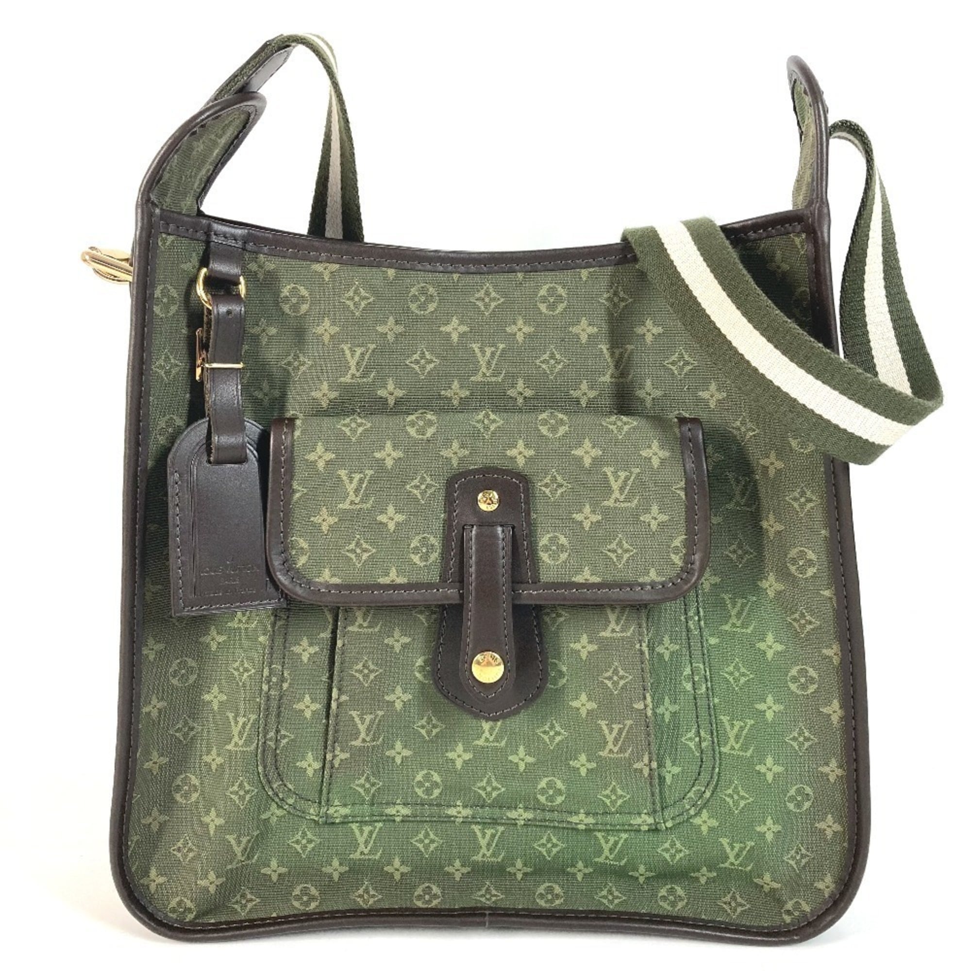 Louis Vuitton Khaki Monogram Mini Canvas Shoulder Bag (Pre-Owned)