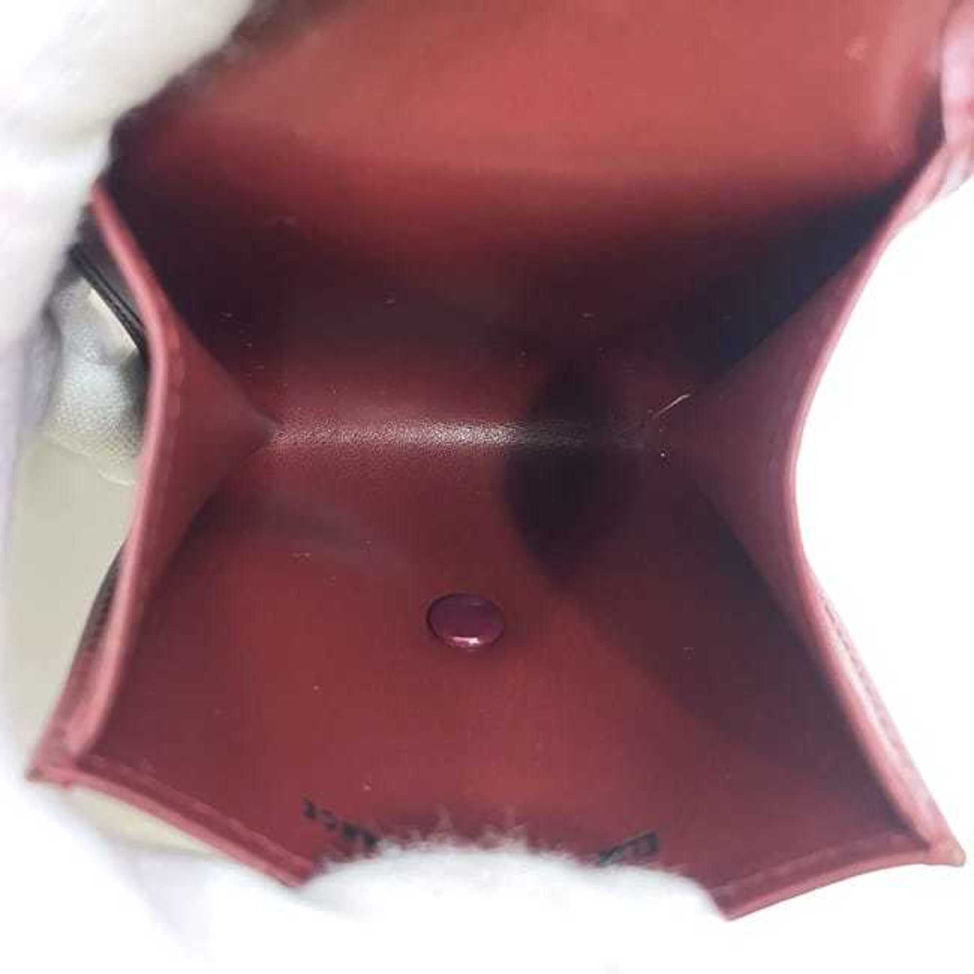 Cartier Bordeaux Wine Red Leather Coin Purse/Coin Case (Pre-Owned)