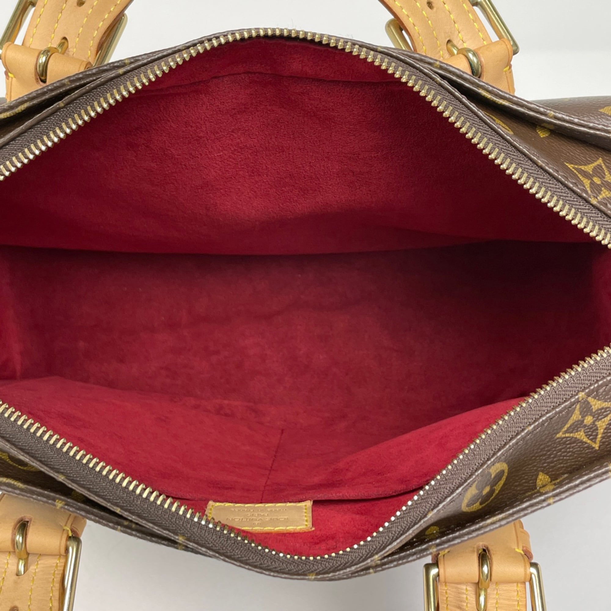 Louis Vuitton Brown Monogram Handbag Tote Bag (Pre-Owned)