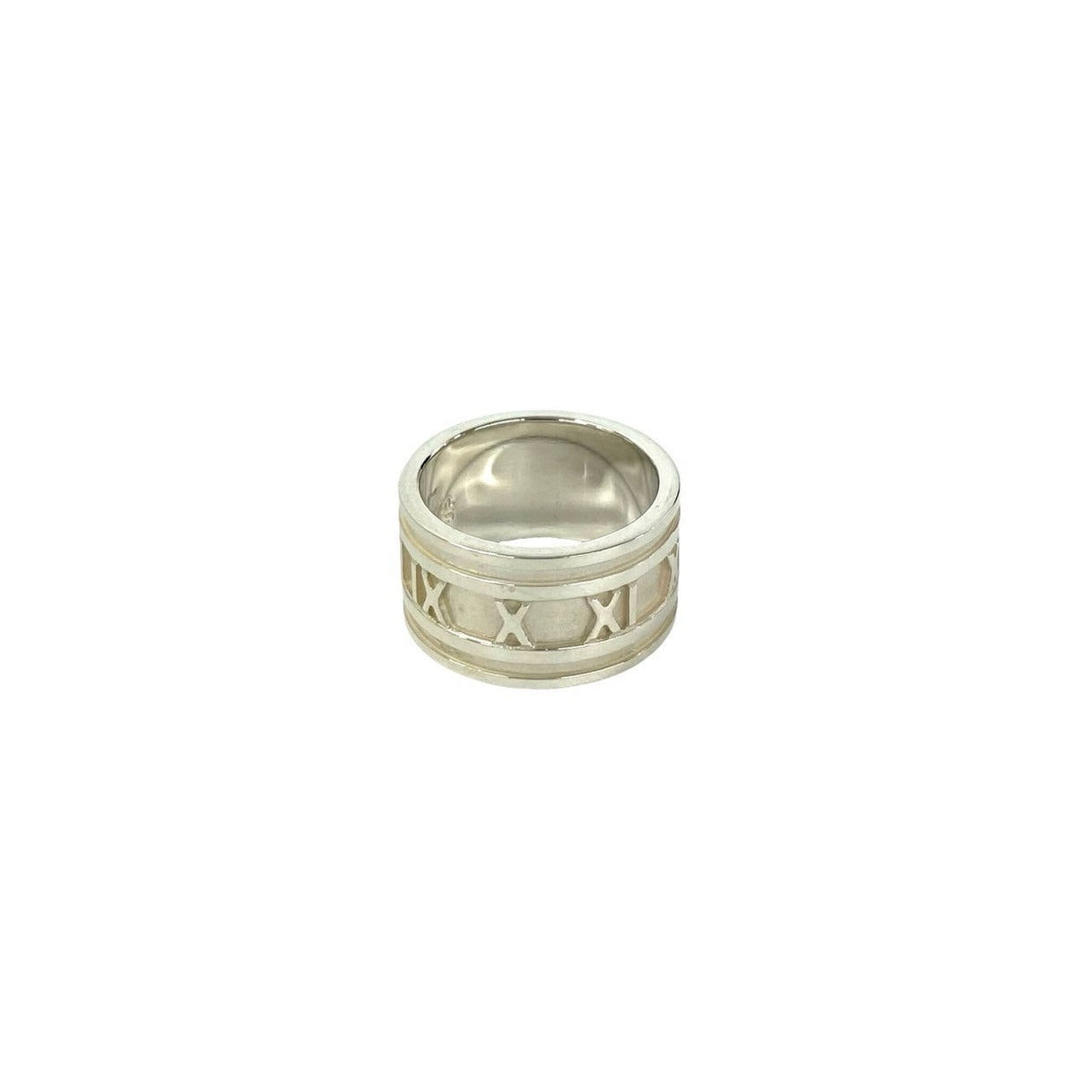 Tiffany Silver Silver 925 Band Ring (Pre-Owned)