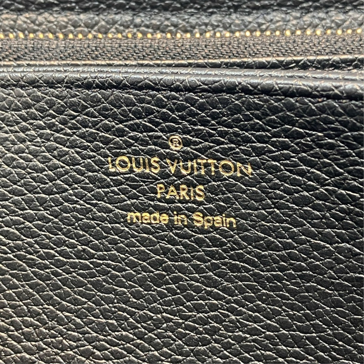 Louis Vuitton Monogram Empreinte Black Monogram Empreinte Long Wallet (Bi-Fold) (Pre-Owned)