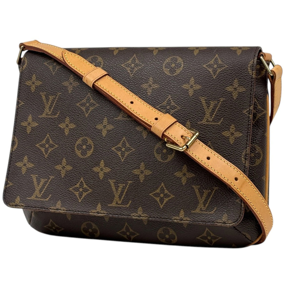 Louis Vuitton Brown Monogram Shoulder Bag (Pre-Owned)