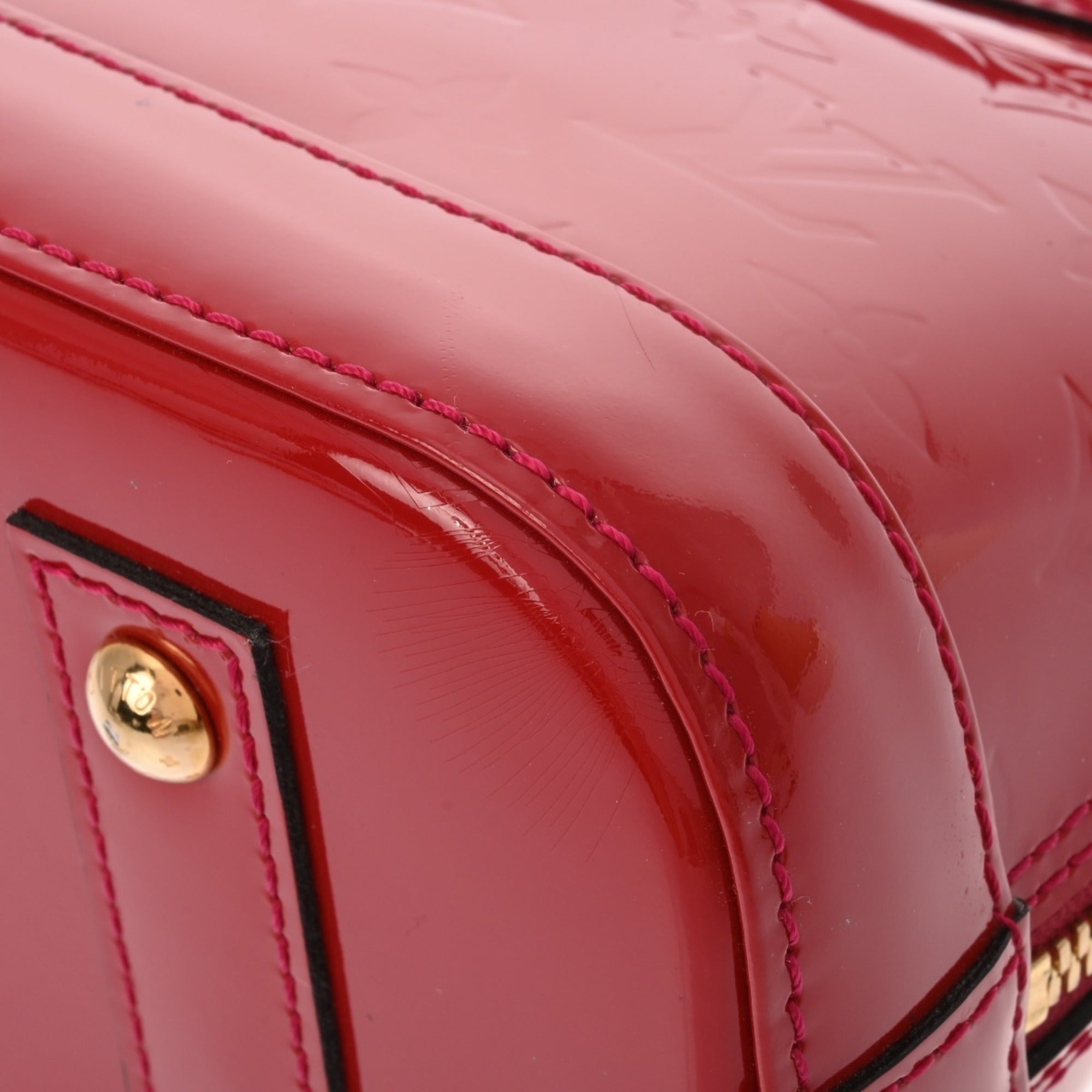 Louis Vuitton Pomme D'amour Monogram Vernis Handbag (Pre-Owned)