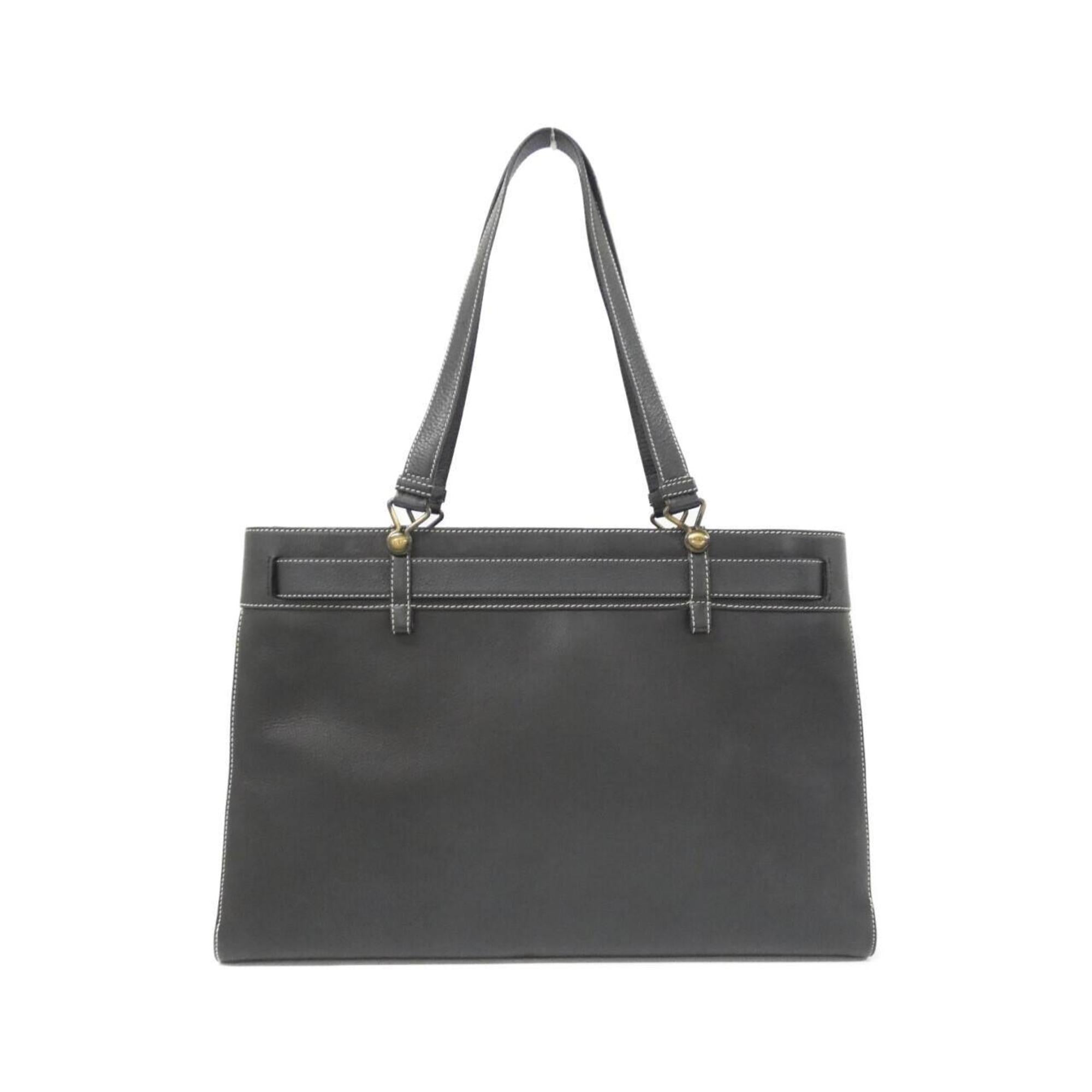 Christian Dior Black Leather Handbag (Pre-Owned)