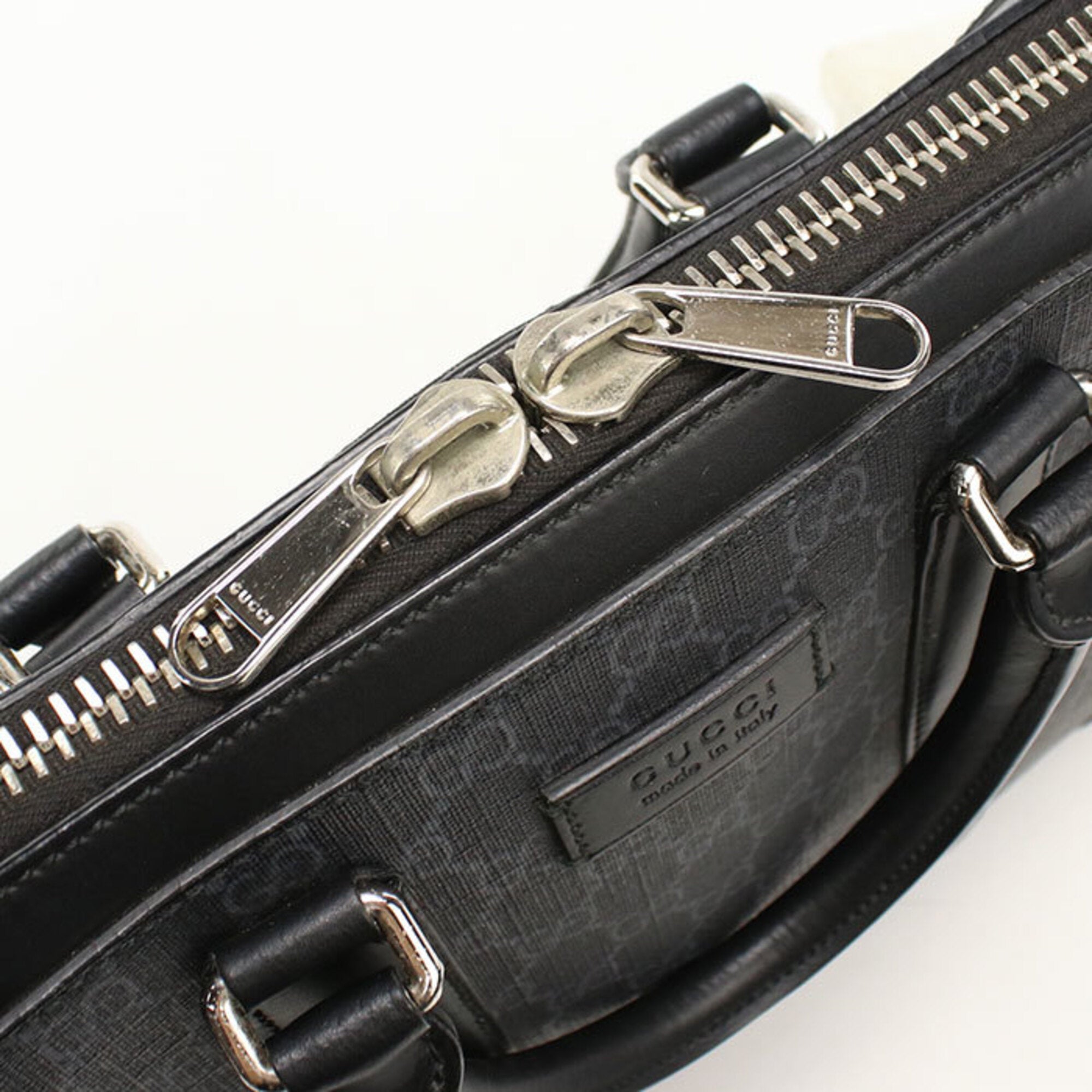 Gucci Black Pvc Briefcase (Pre-Owned)