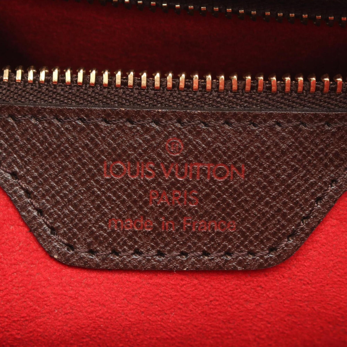 Louis Vuitton Brown Damier Canvas Coated Canvas Handbag (Pre-Owned)
