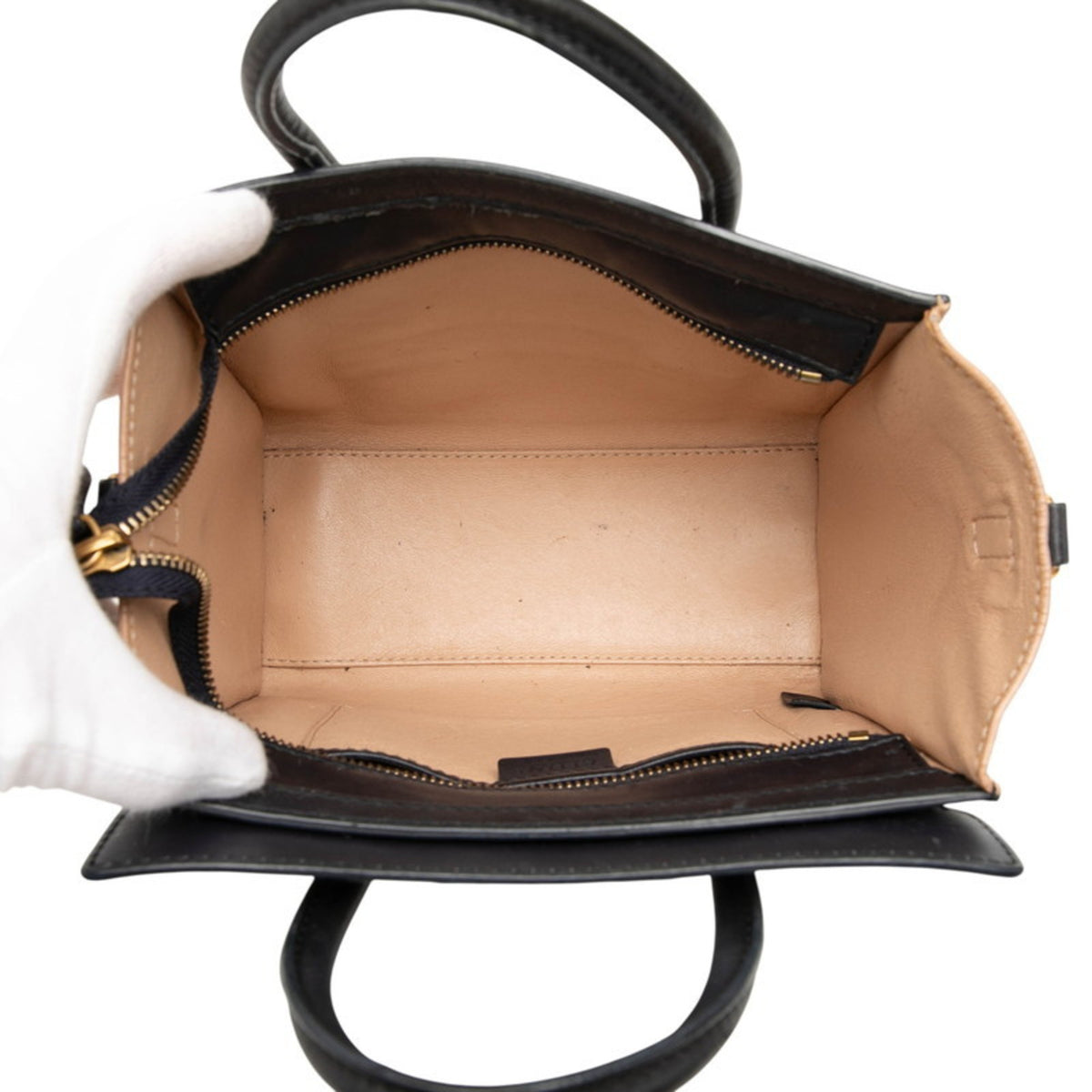 Celine Brown Multi-Color Leather Handbag Shoulder Bag (Pre-Owned)