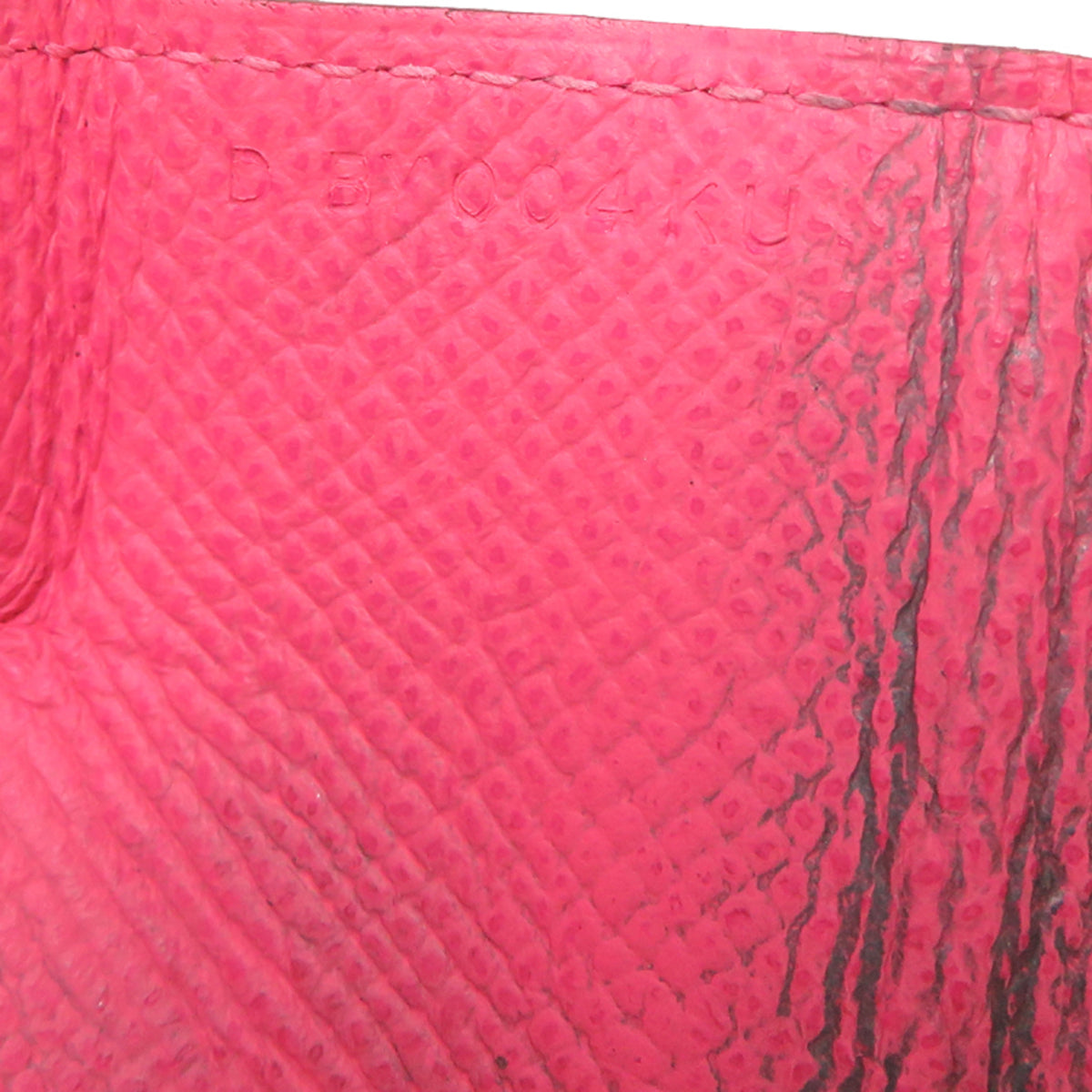 Hermes Pink Chevre Leather Coin Purse/Coin Case (Pre-Owned)