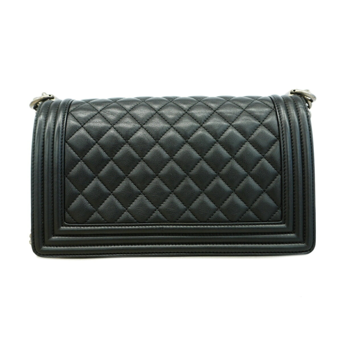 Chanel Black Leather Shoulder Bag (Pre-Owned)