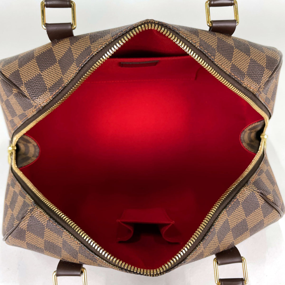 Louis Vuitton Damier Brown Damier Canvas Handbag (Pre-Owned)
