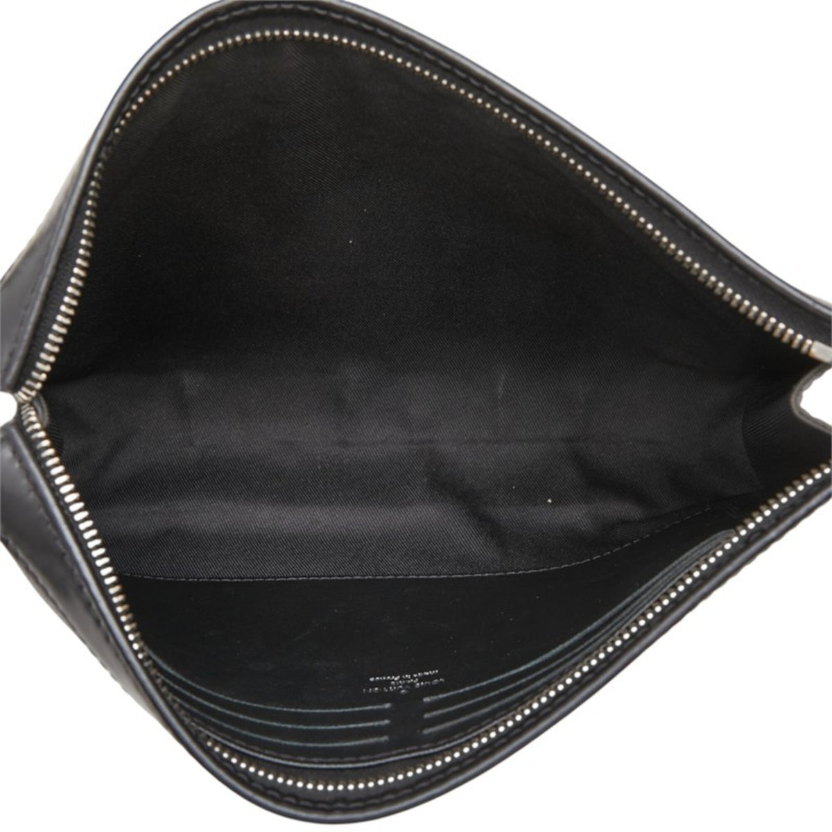 Louis Vuitton Black Pvc Leather Pochette (Pre-Owned)