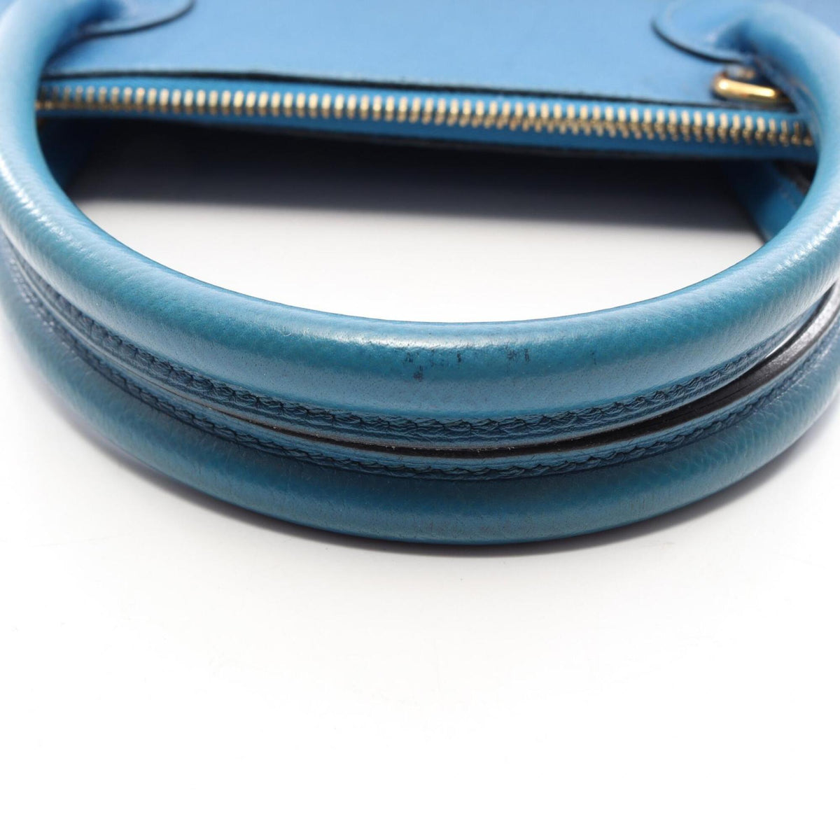 Hermes Blue Courchevel Leather Handbag (Pre-Owned)