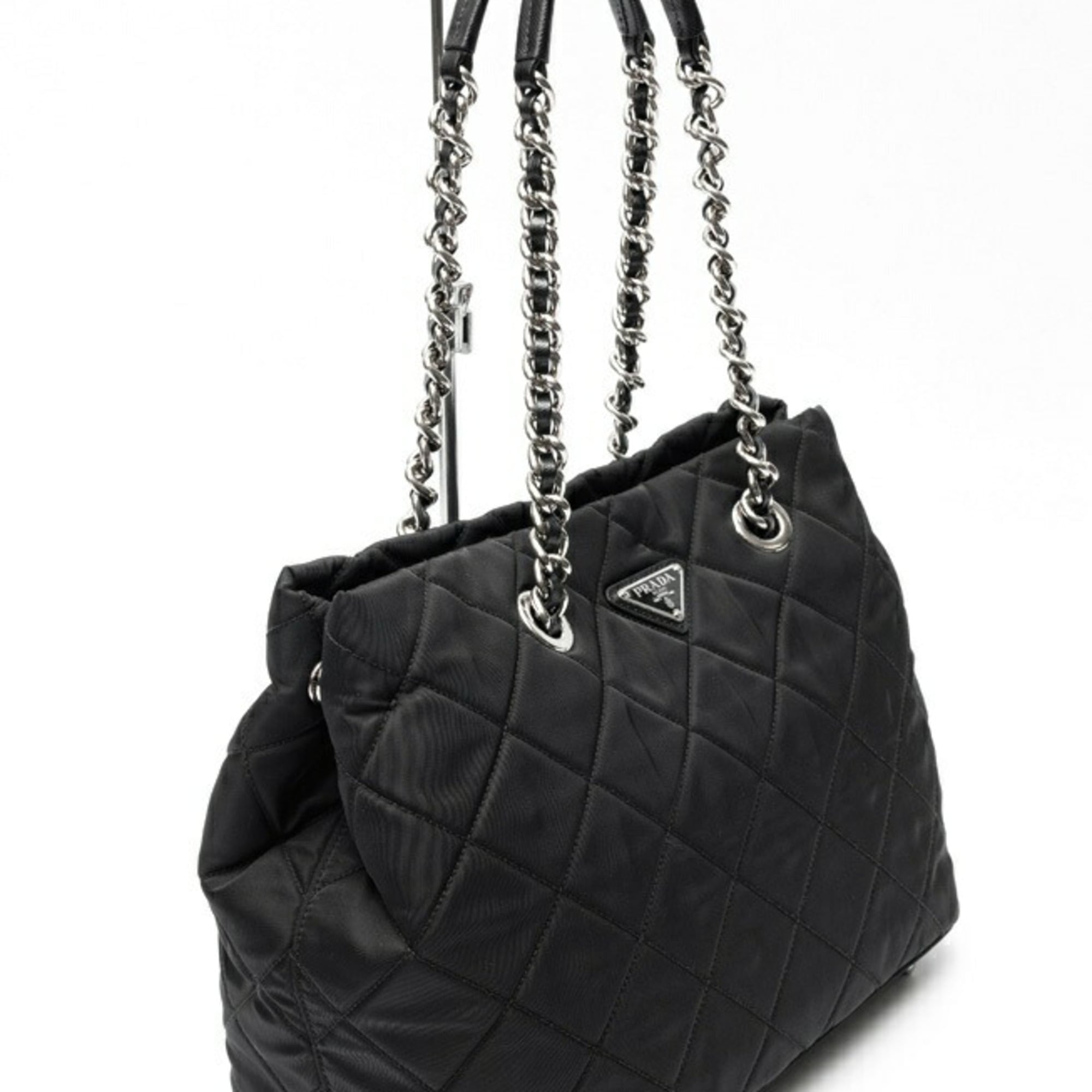 Prada Black Nylon Tote Bag (Pre-Owned)