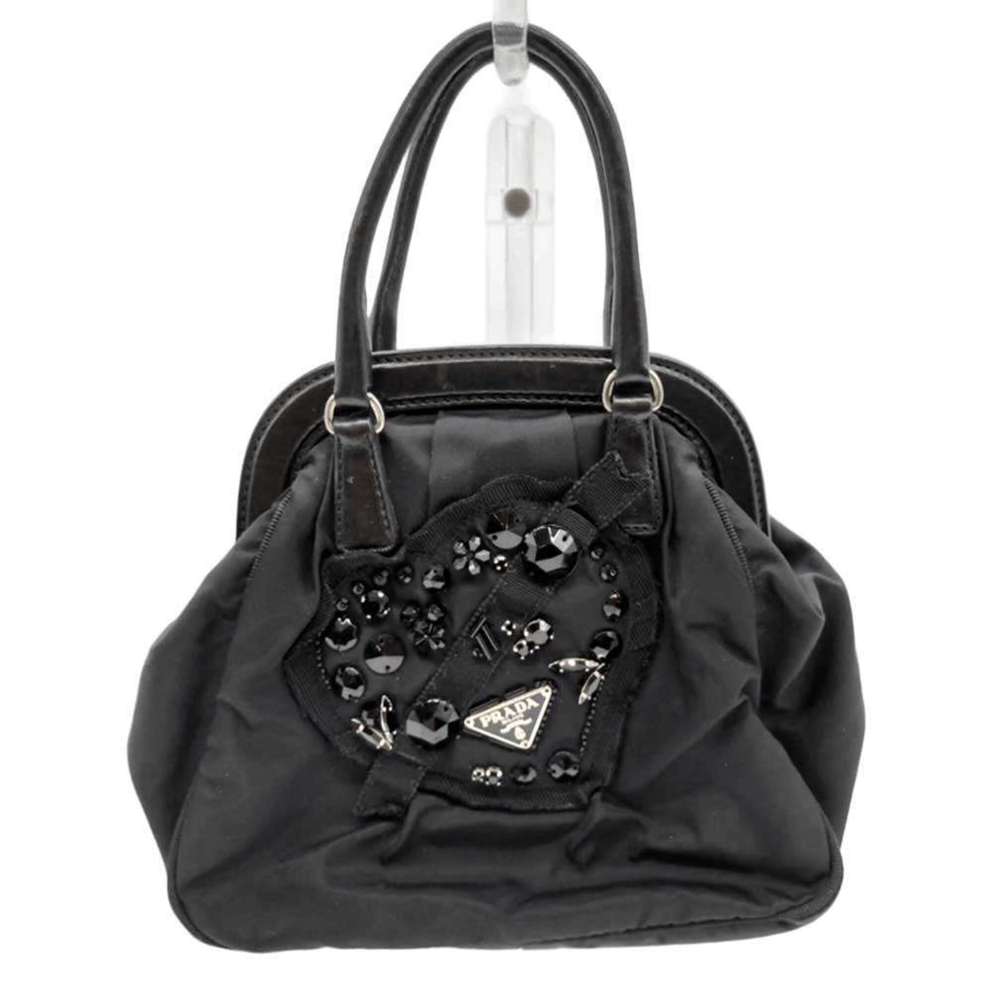 Prada Black Nylon Handbag (Pre-Owned)