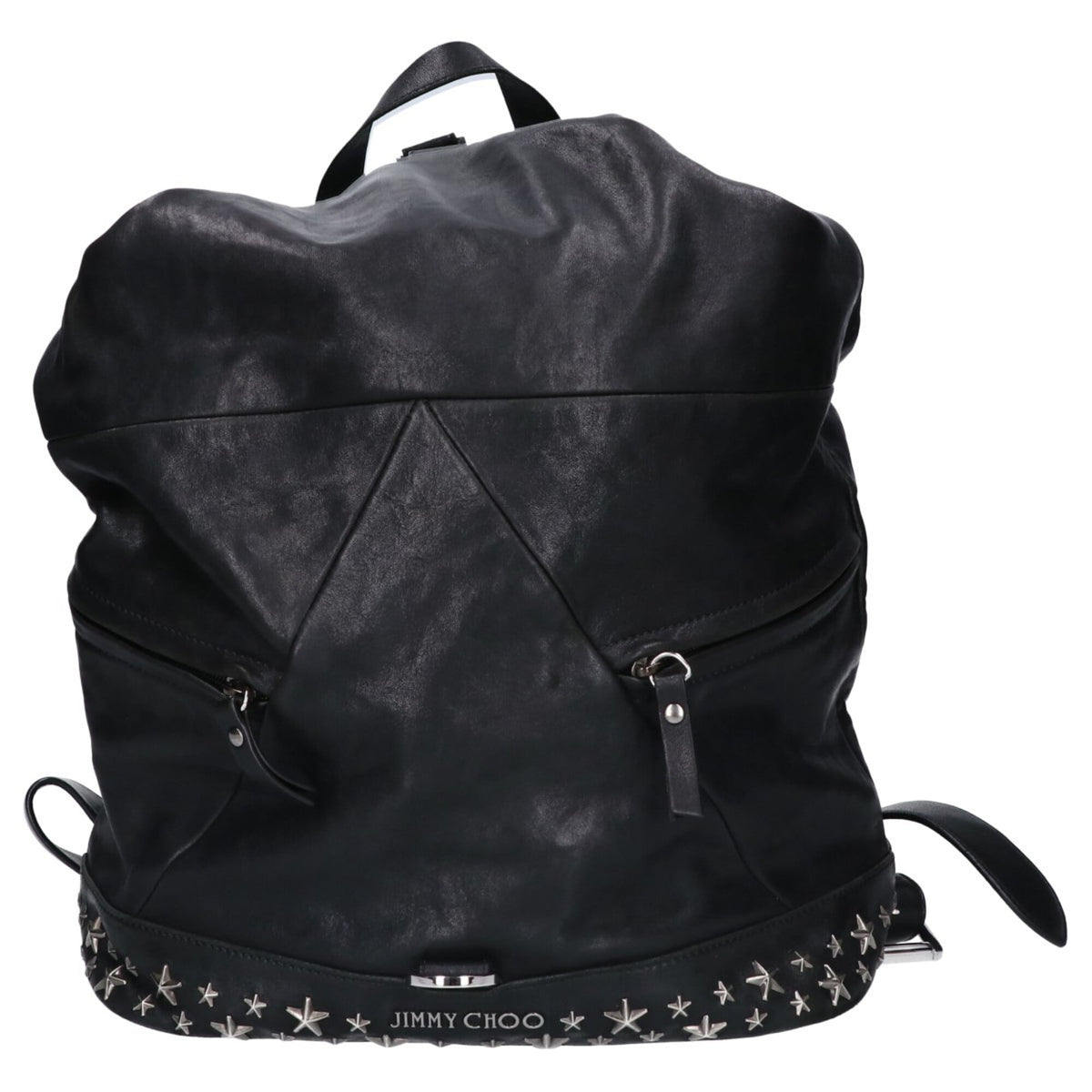 Jimmy Choo Black Leather Backpack (Pre-Owned)