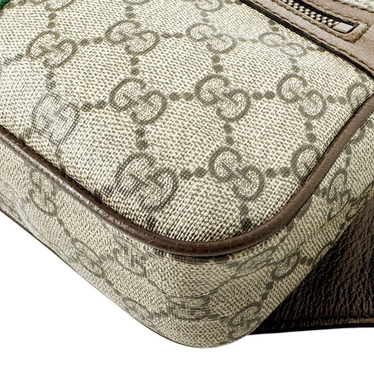Gucci Brown Gg Supreme Leather Fanny Pack (Pre-Owned)
