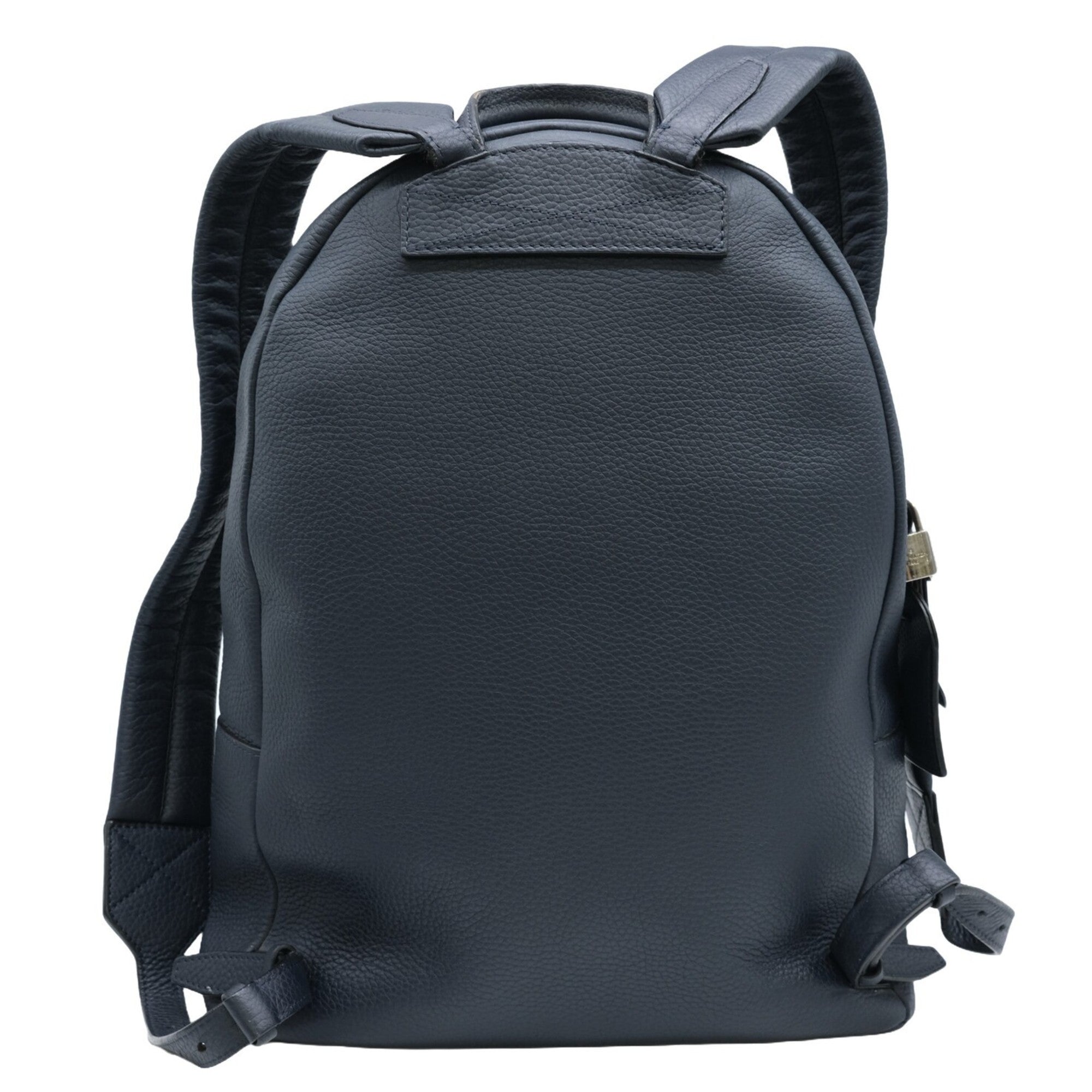 Louis Vuitton Dark Navy Leather Backpack (Pre-Owned)
