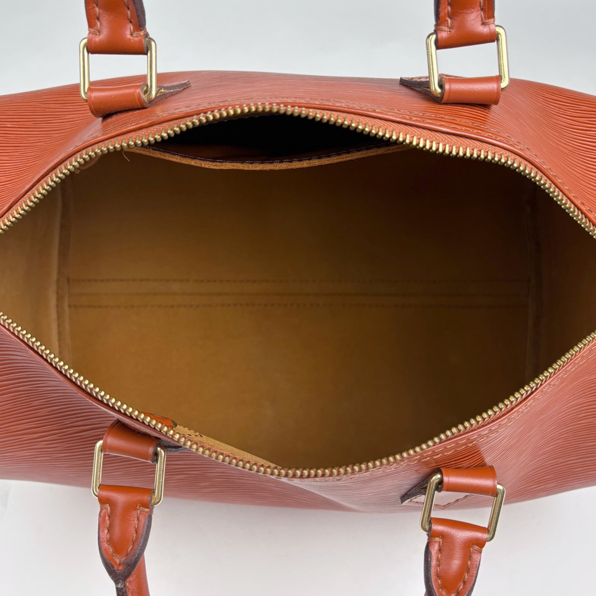 Louis Vuitton Kenyan Brown Epi Leather Boston Bag Handbag (Pre-Owned)
