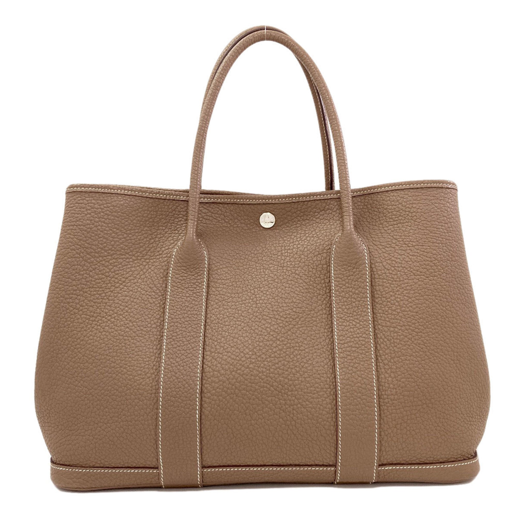 Hermes Etoupe Gray Negonda Leather Tote Bag (Pre-Owned)