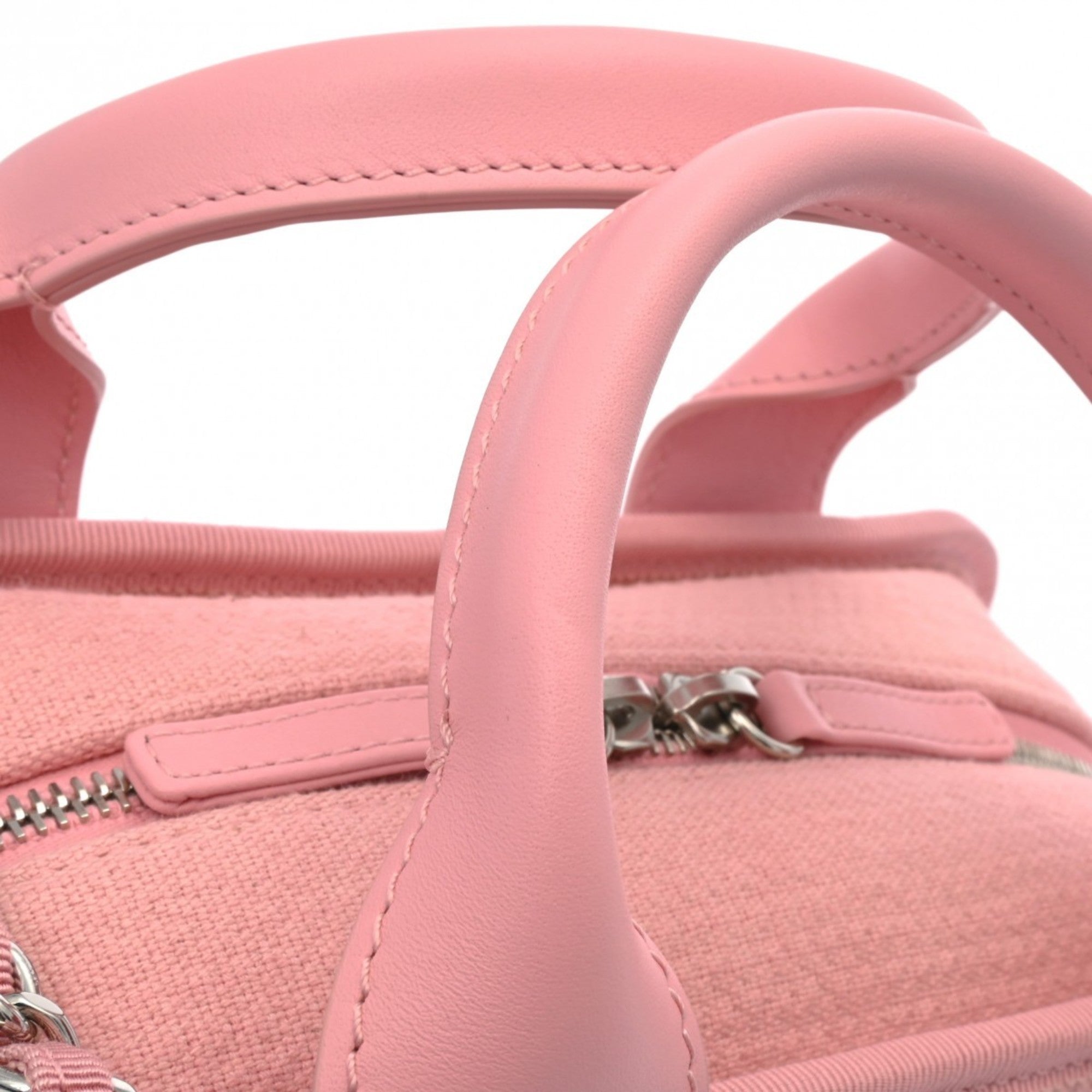 Chanel Pink Canvas Handbag (Pre-Owned)