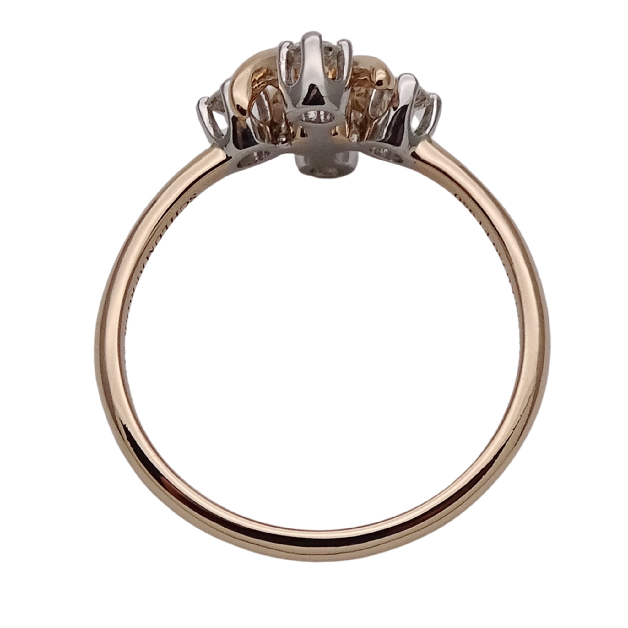 Tiffany Pink Gold Pink Gold (18K) Platinum 950 Band Ring (Pre-Owned)