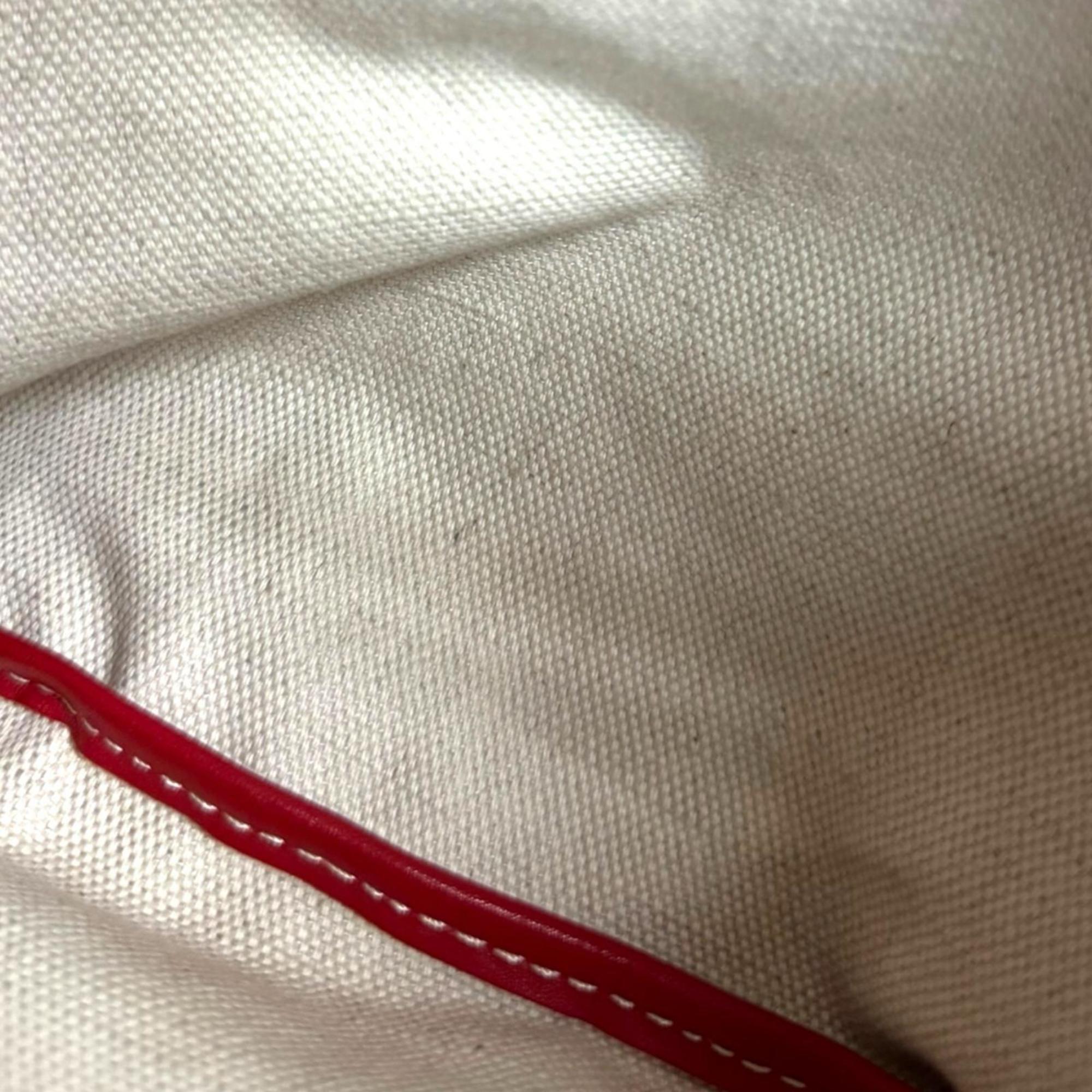 Goyard Red Color Pvc Coated Canvas Tote Bag (Pre-Owned)