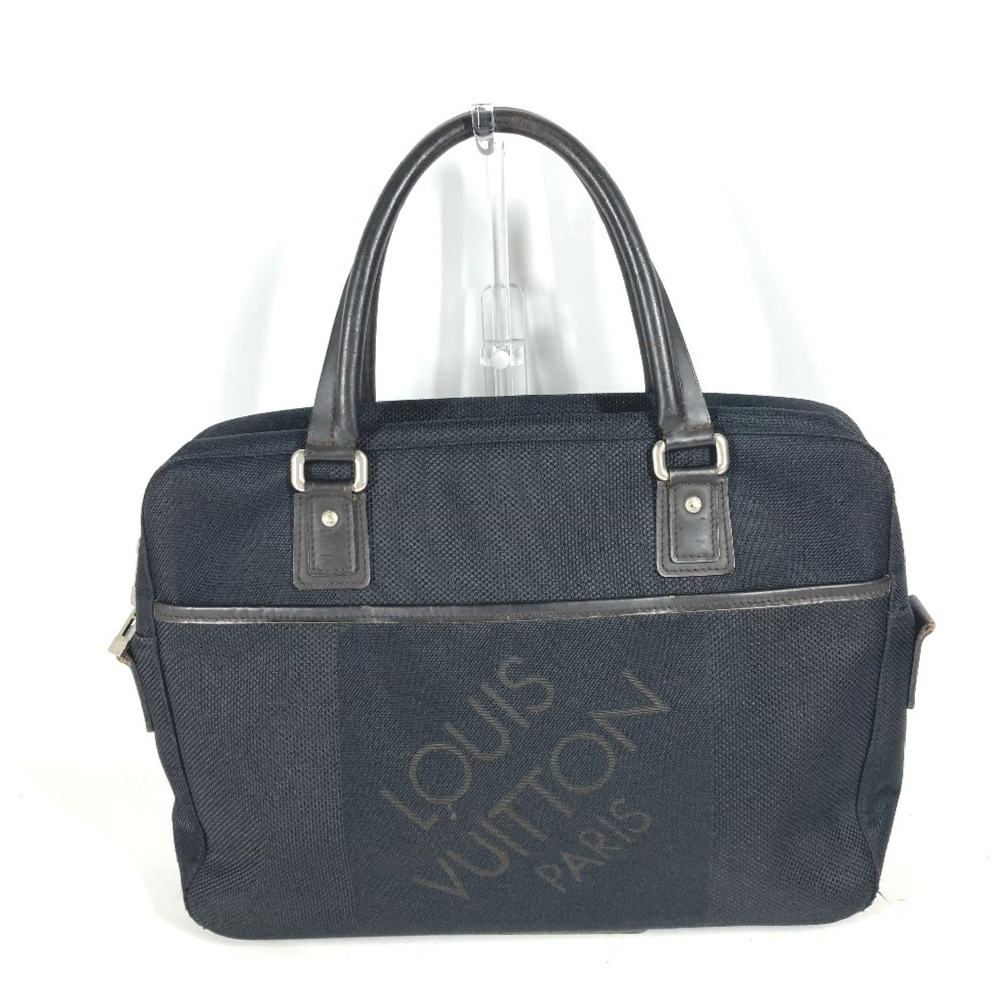 Louis Vuitton Black Damier Geant Briefcase Handbag Tote Bag (Pre-Owned)