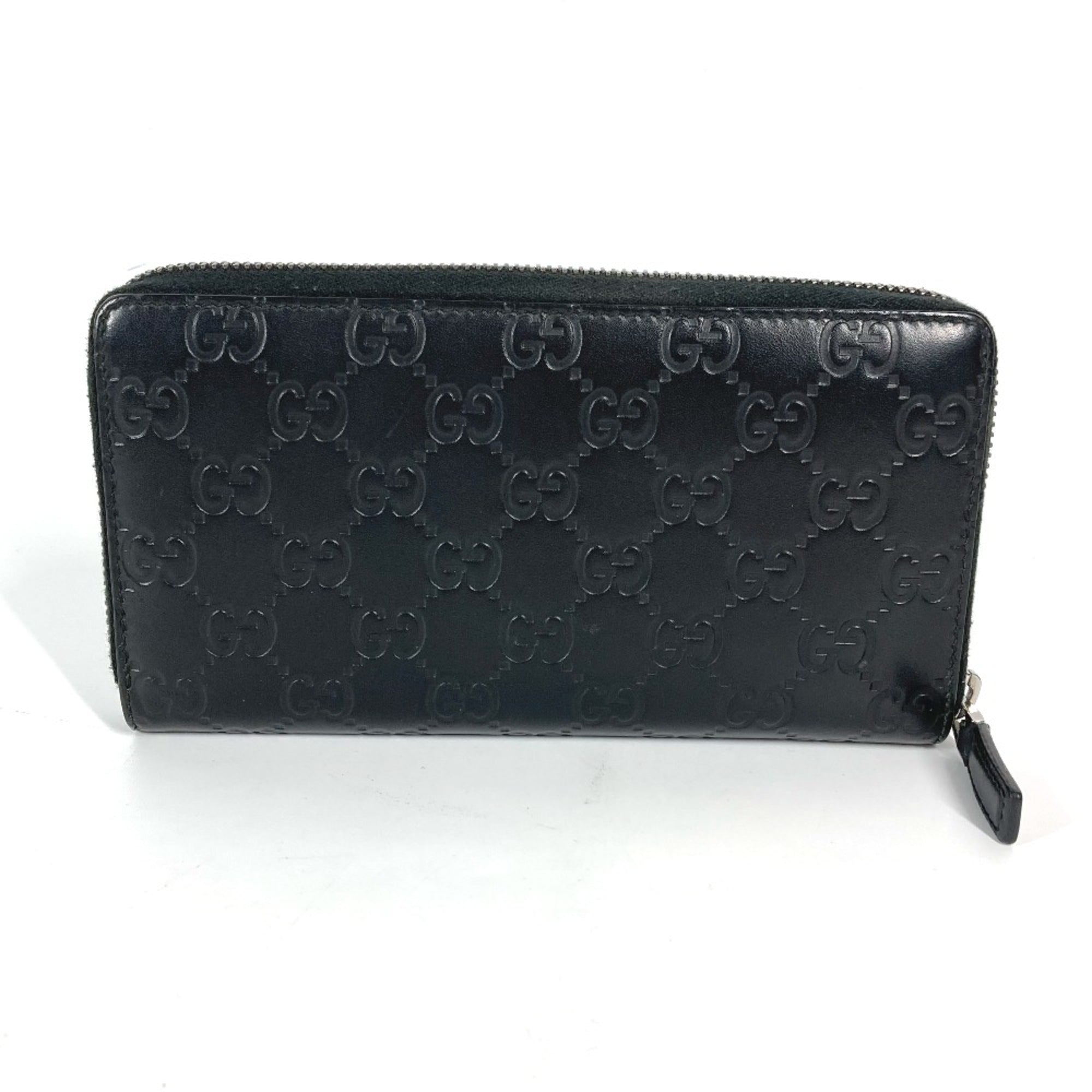 Gucci Black Leather Long Wallet (Bi-Fold) (Pre-Owned)