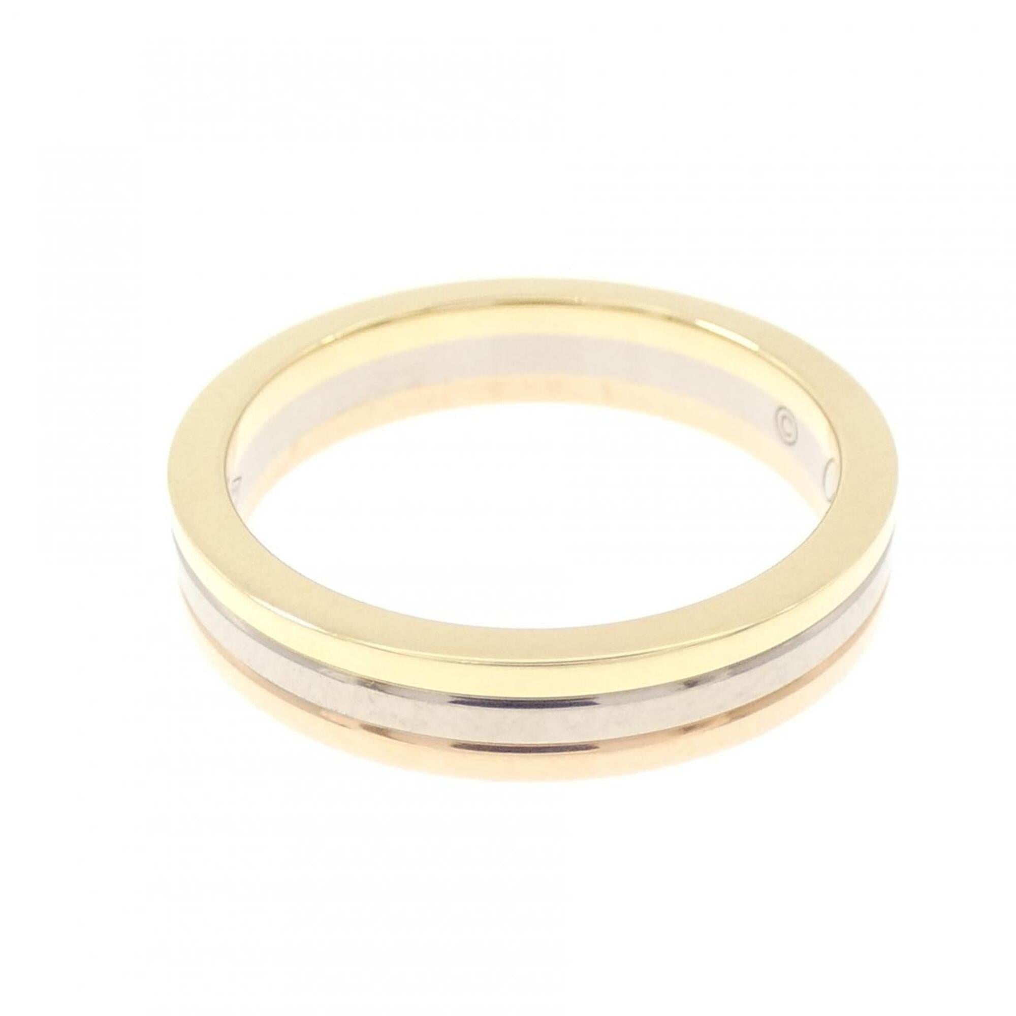 Cartier Pink Gold White Gold Yellow Gold Yellow Gold (18K) Pink Gold (18K) White Gold (18K) Band Ring (Pre-Owned)