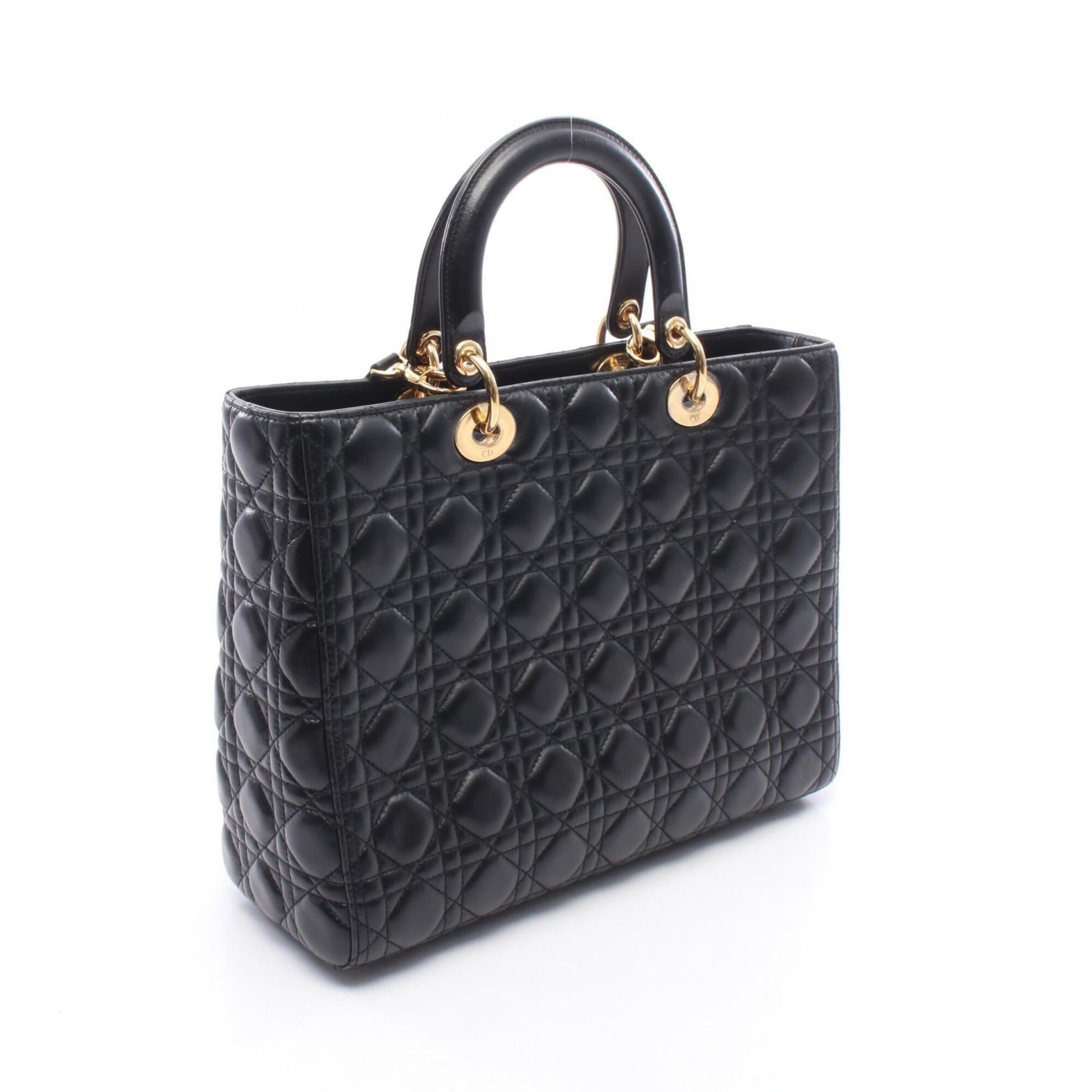 Christian Dior Black Leather Handbag (Pre-Owned)