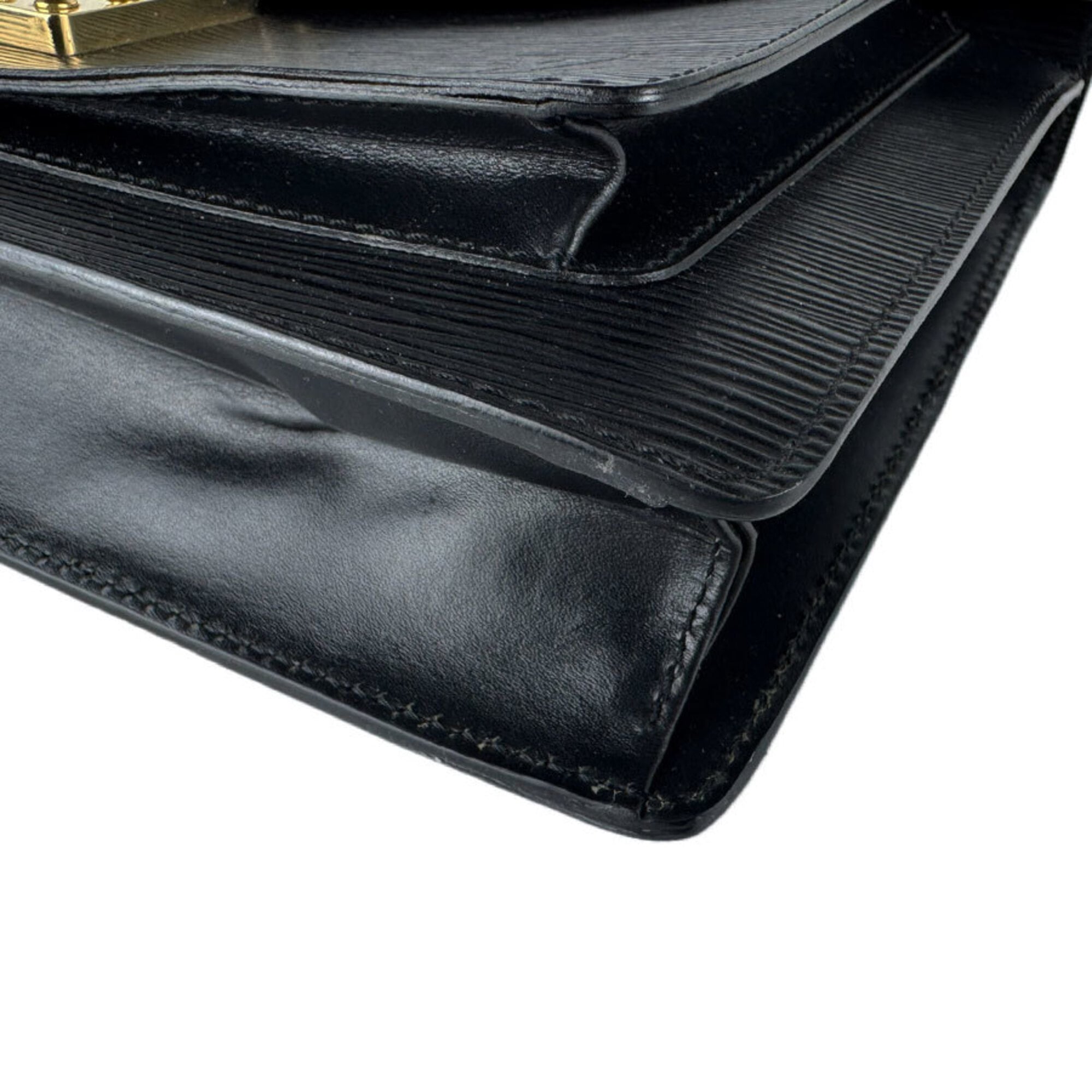 Louis Vuitton Noir Epi Leather Handbag (Pre-Owned)