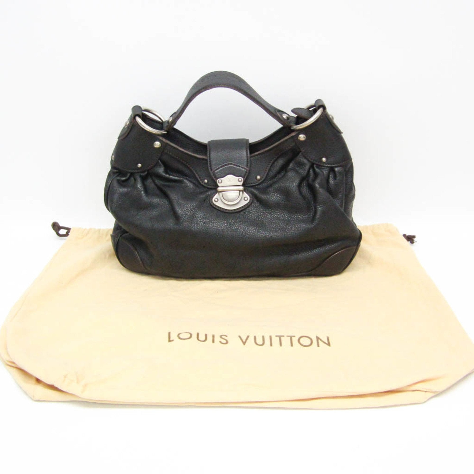 Louis Vuitton Mahina Noir Mahina Leather Shoulder Bag (Pre-Owned)