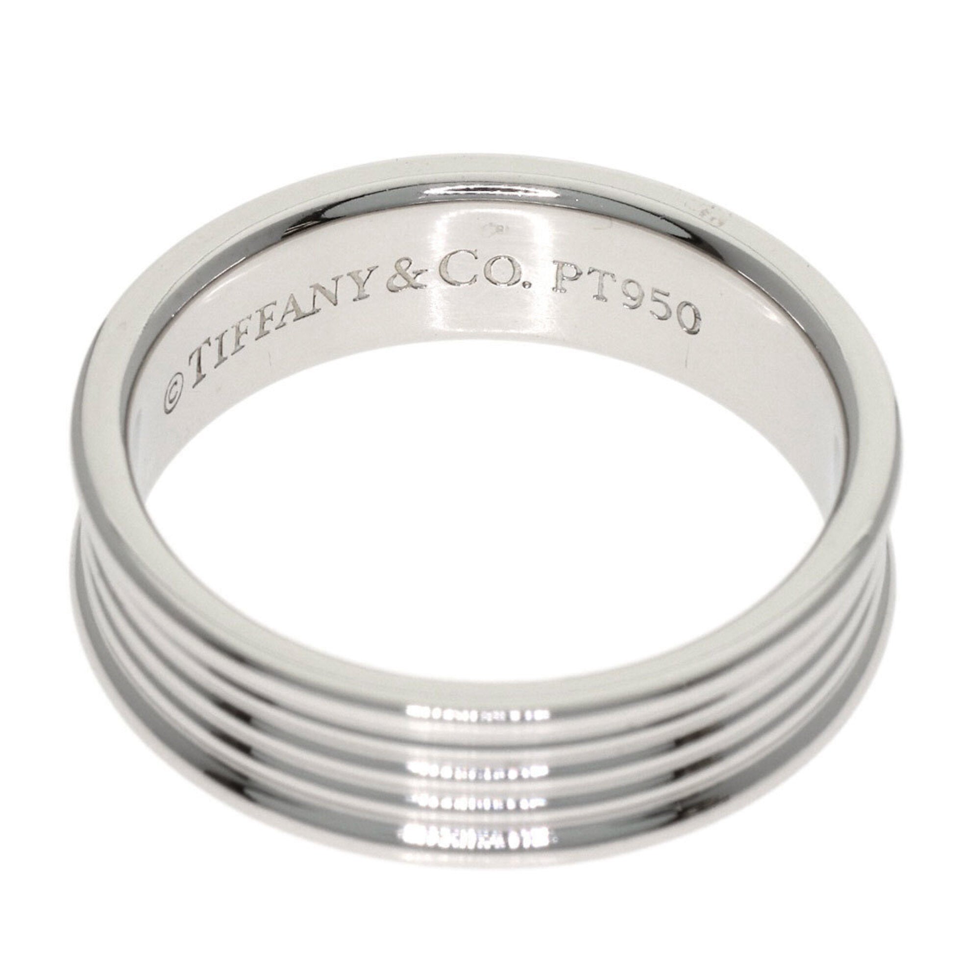 Tiffany Platinum 950 Band Ring (Pre-Owned)