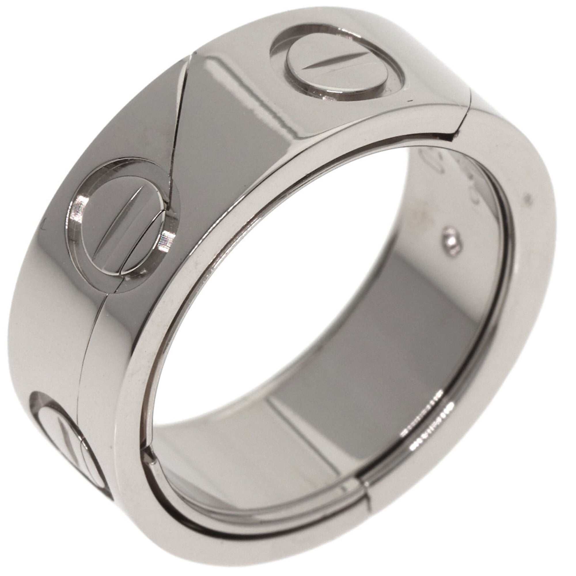 Cartier White Gold White Gold (18K) Band Ring (Pre-Owned)