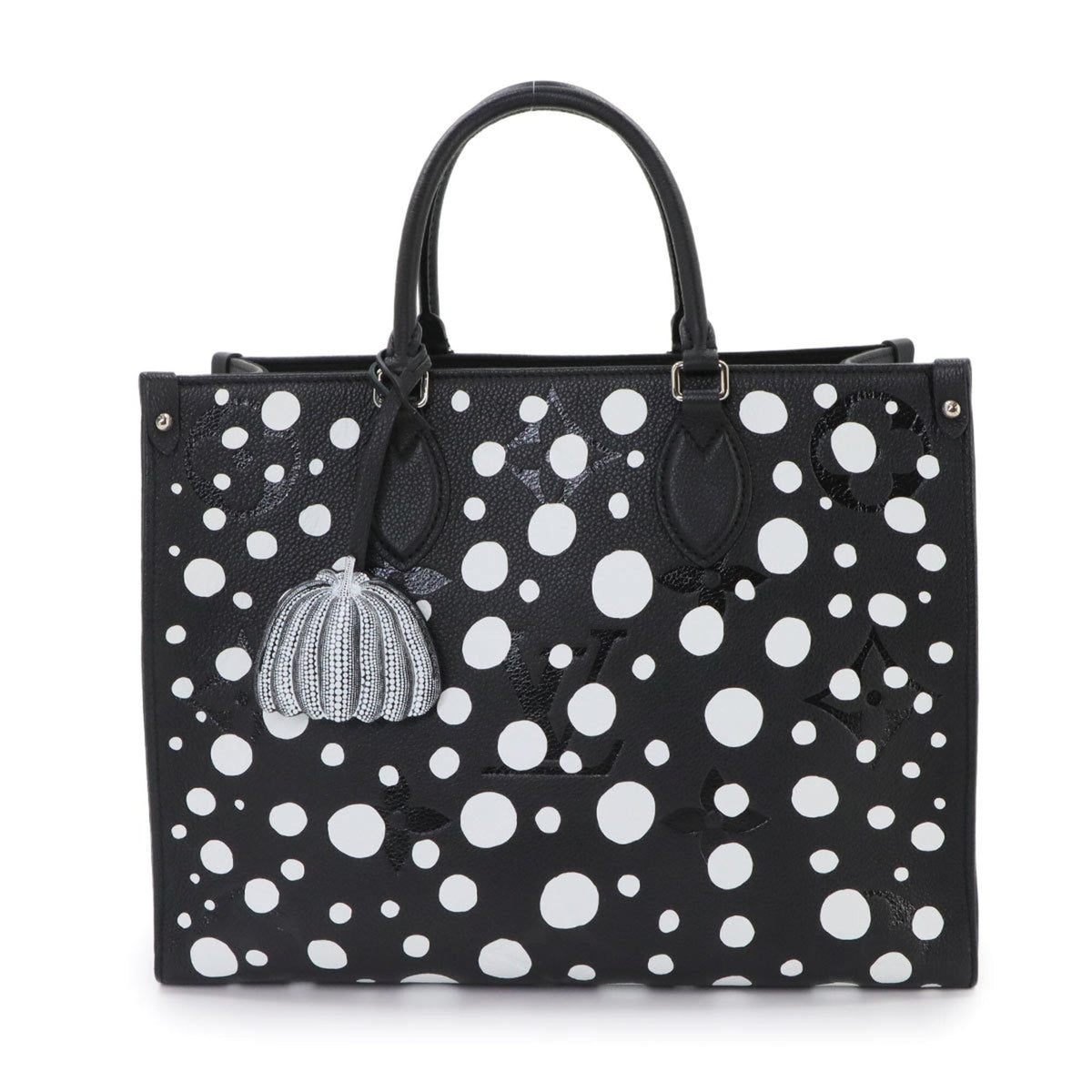 Louis Vuitton Black Monogram White Monogram Empreinte Handbag Tote Bag (Pre-Owned)