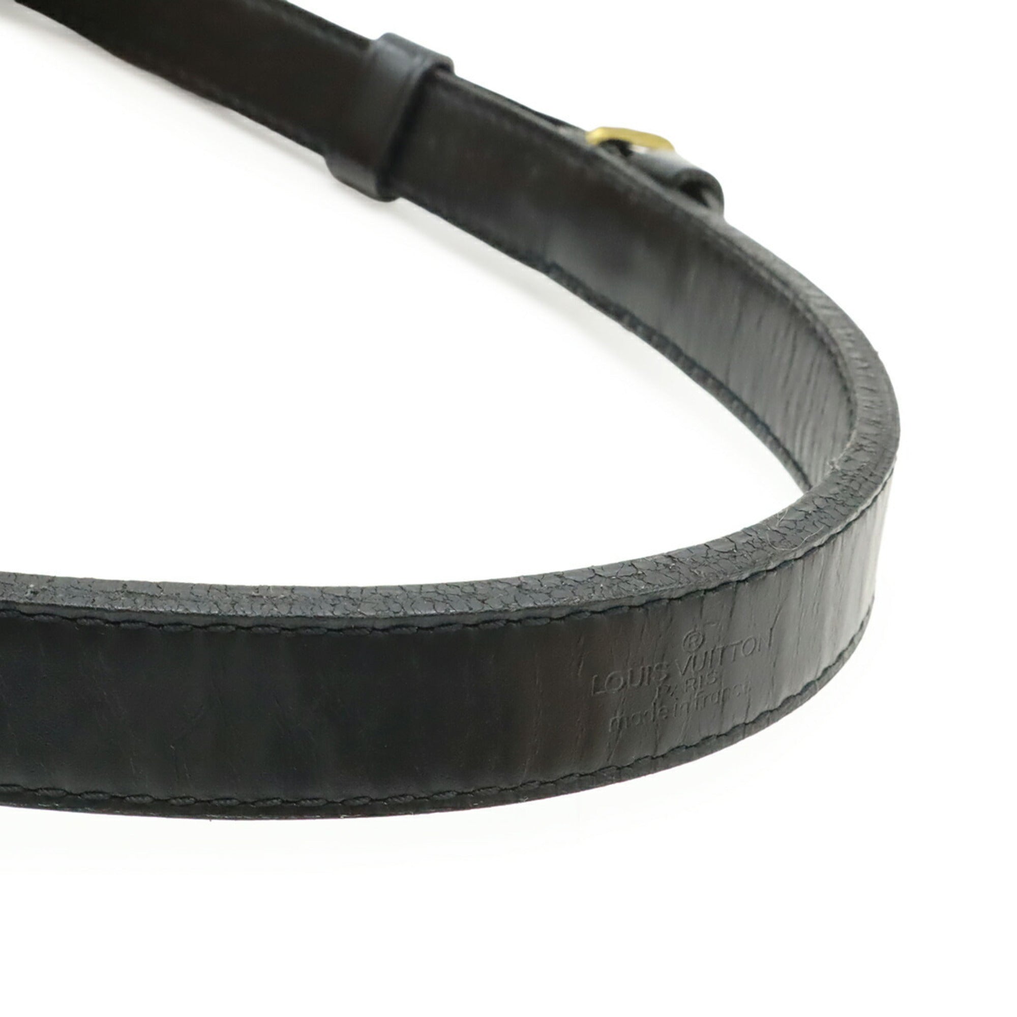 Louis Vuitton Black Noir Epi Leather Shoulder Bag (Pre-Owned)