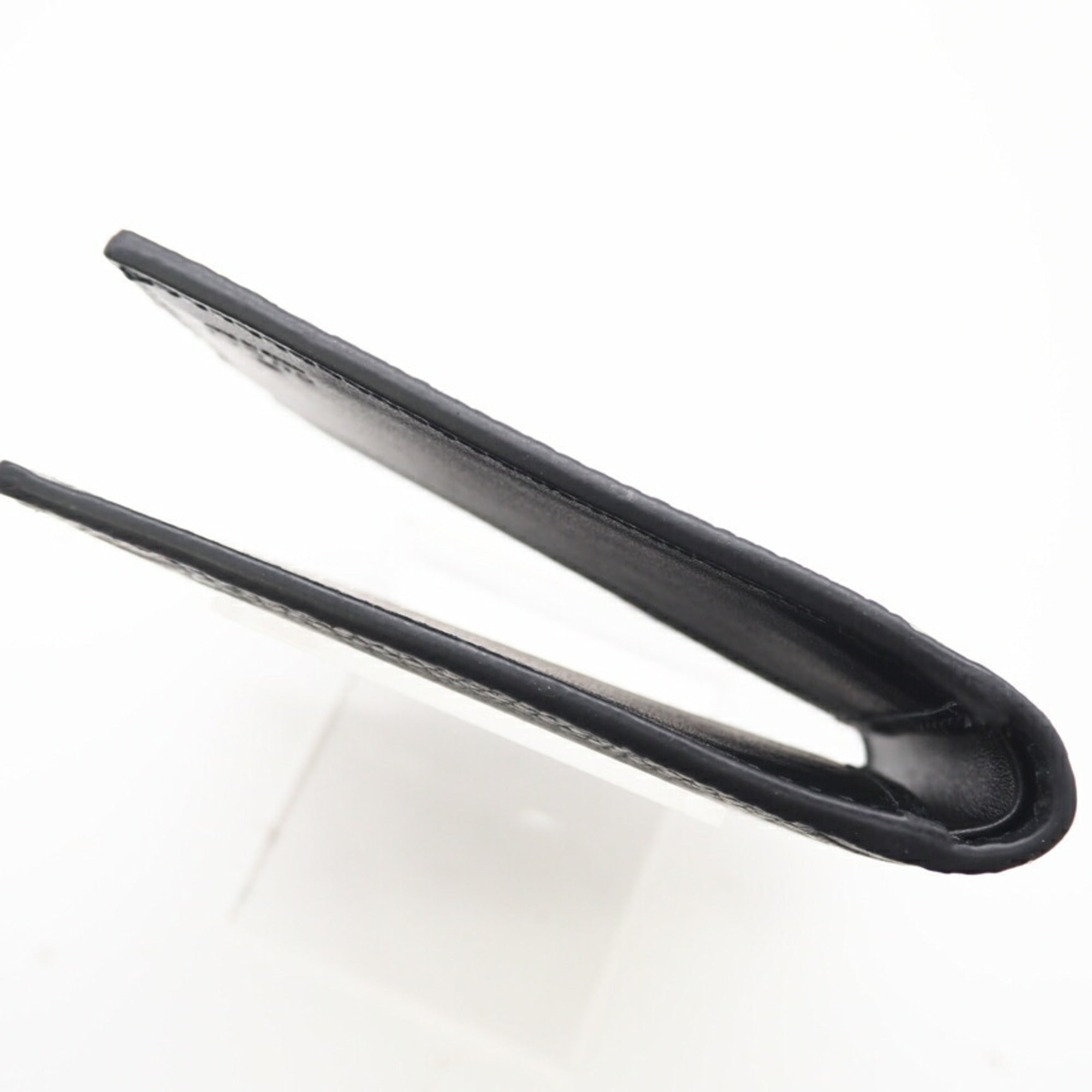 Gucci Black Gray Gg Leather Wallet (Bi-Fold) (Pre-Owned)