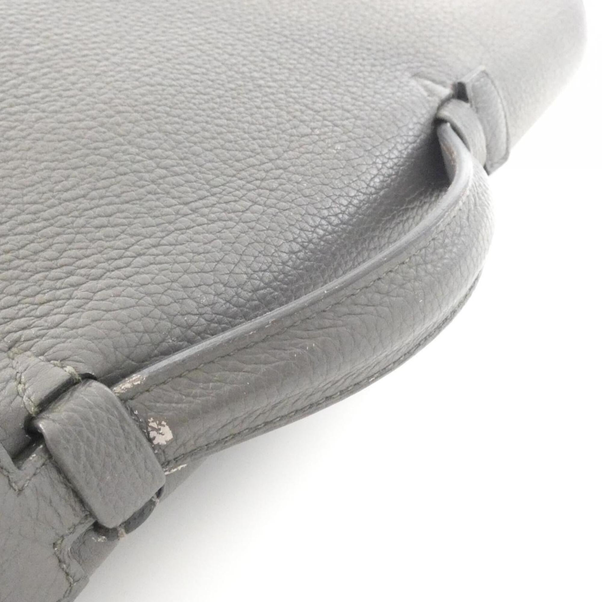 Hermes Graphite Togo Leather Handbag (Pre-Owned)