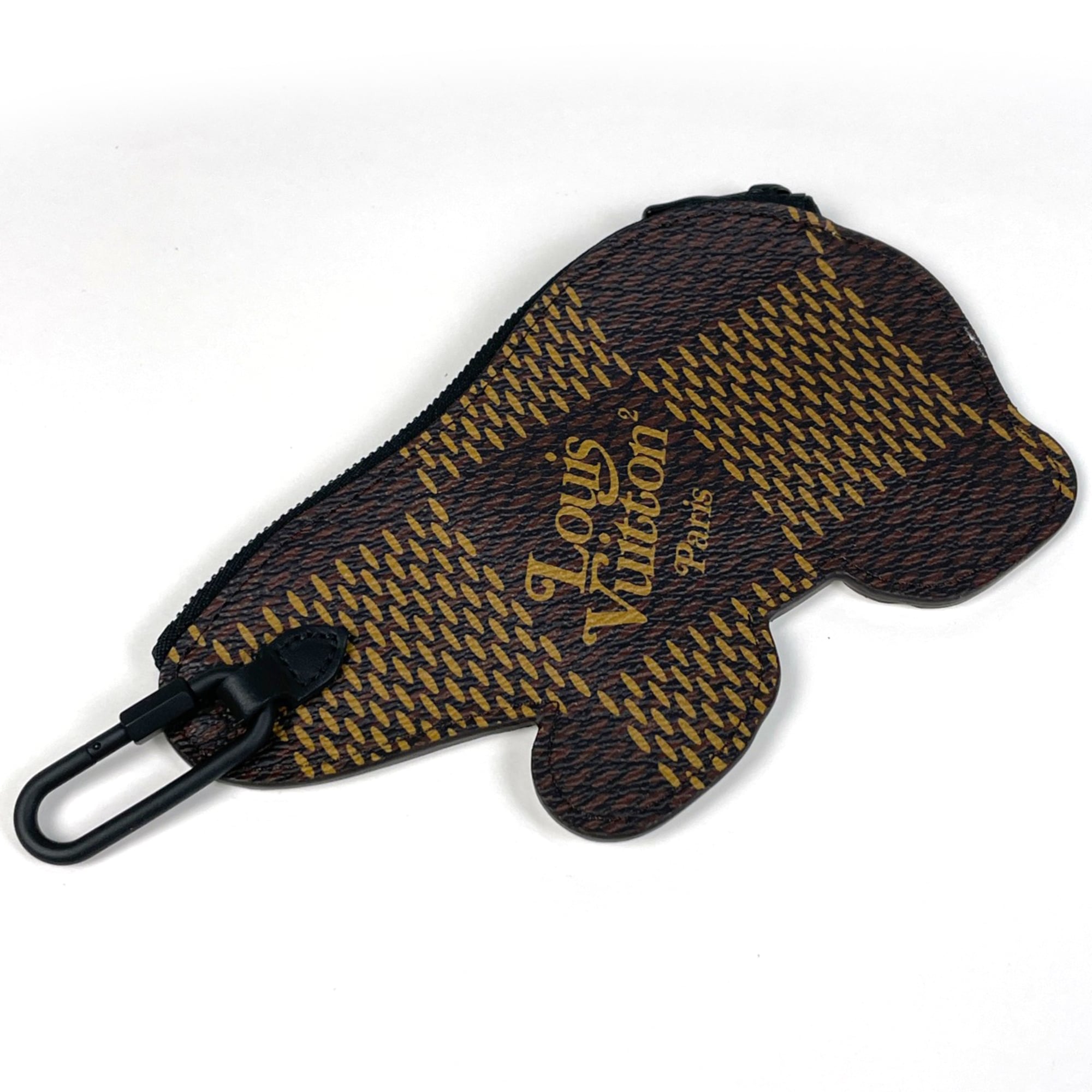 Louis Vuitton Damier Brown White Damier Canvas Coin Purse/Coin Case (Pre-Owned)