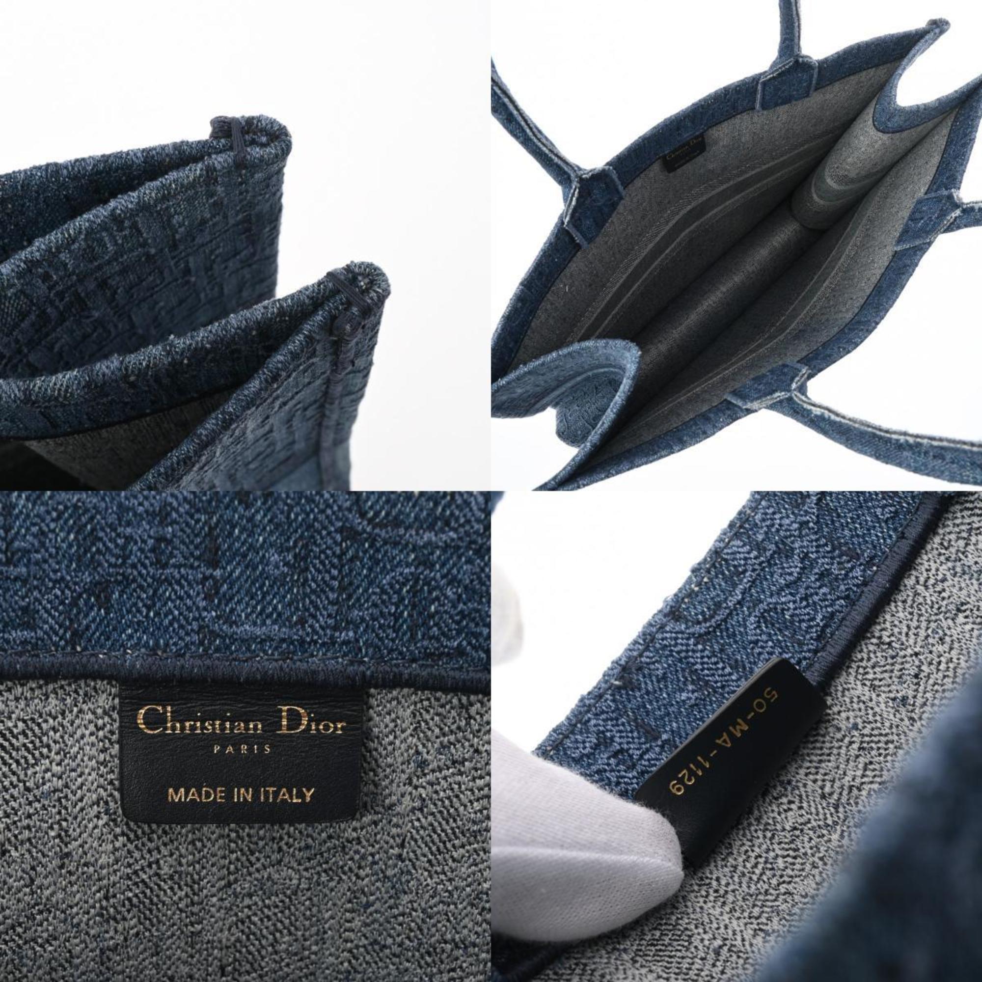 Christian Dior Blue Denim Handbag (Pre-Owned)