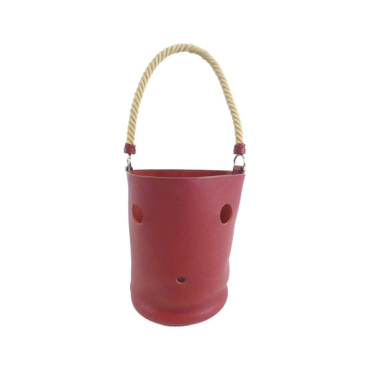 Hermes Rouge Garance Taurillon Clemence Leather Shoulder Bag (Pre-Owned)