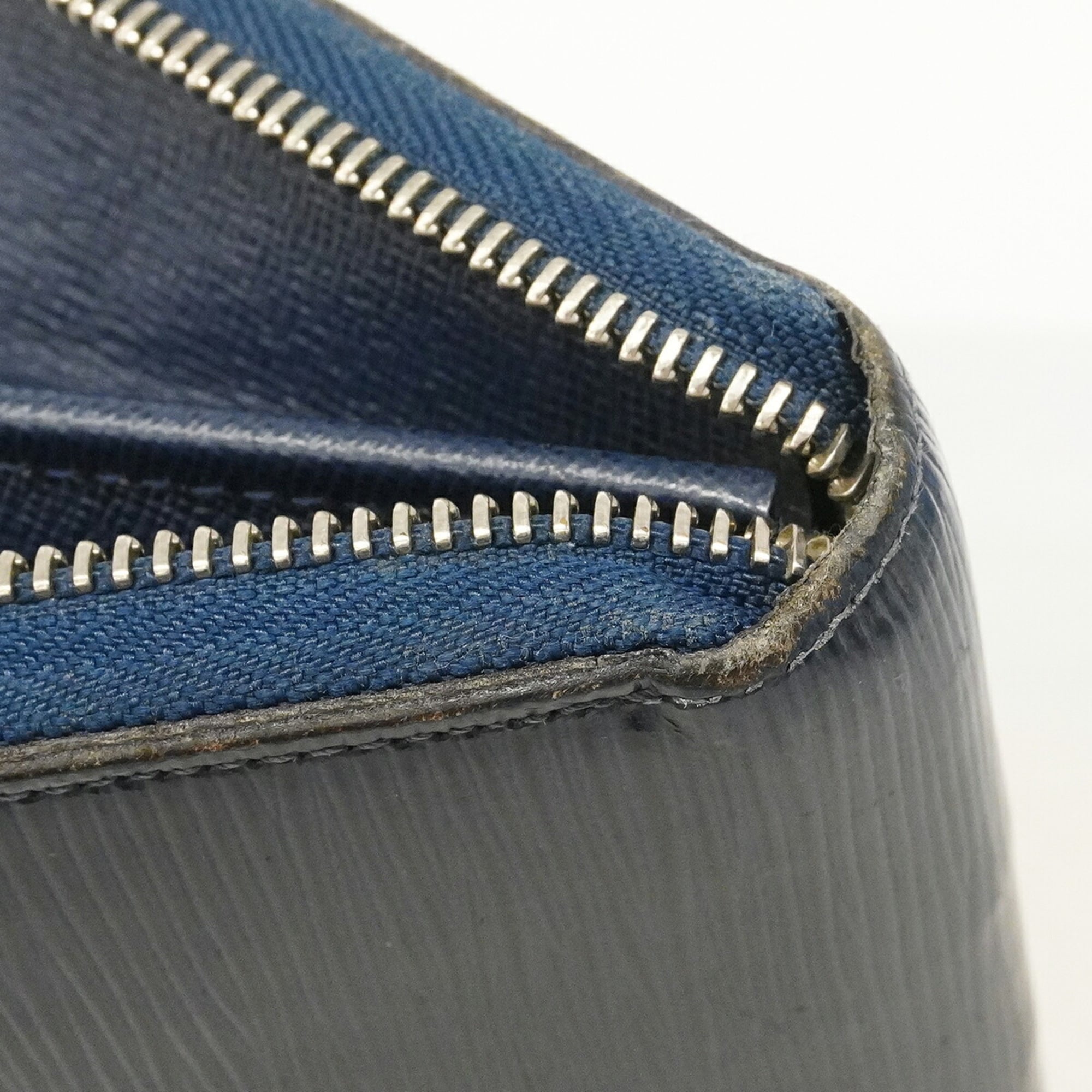 Louis Vuitton Navy Long Wallet (Bi-Fold) (Pre-Owned)